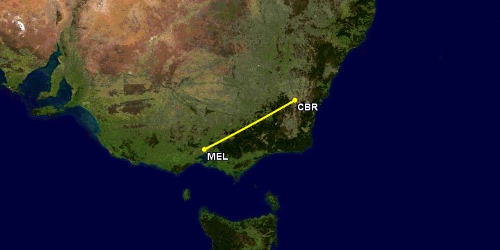 QantasLink 區域航線圖