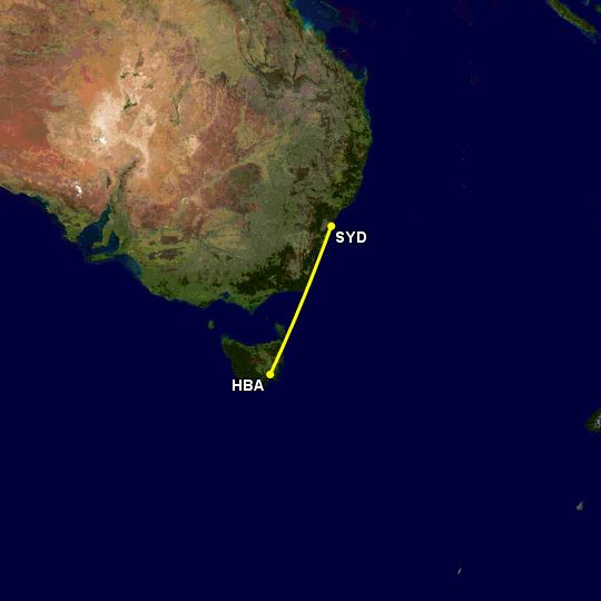QantasLink 區域地圖