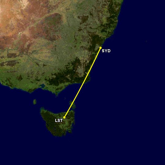 QantasLink 區域航線圖
