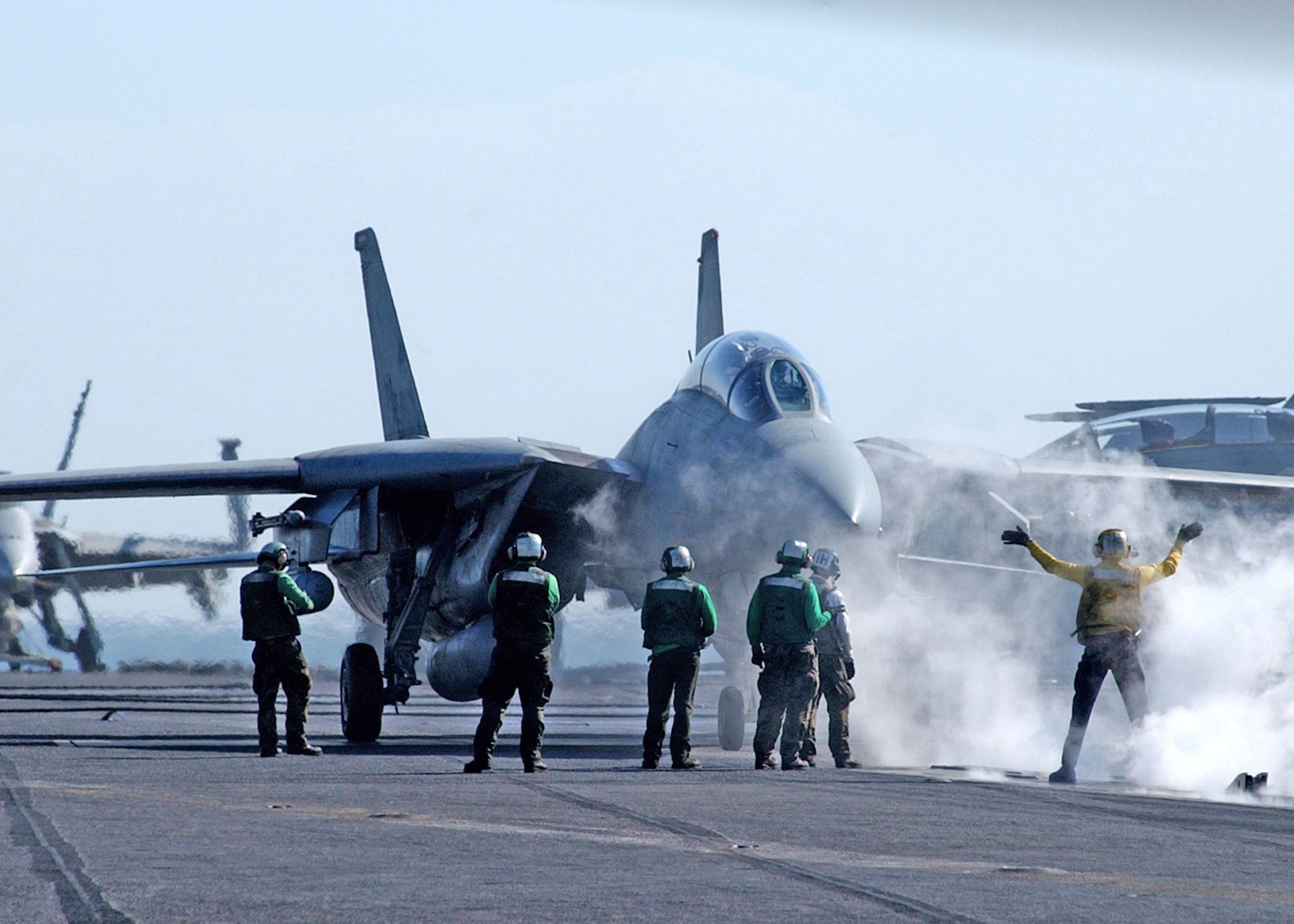 f-14甲板準備