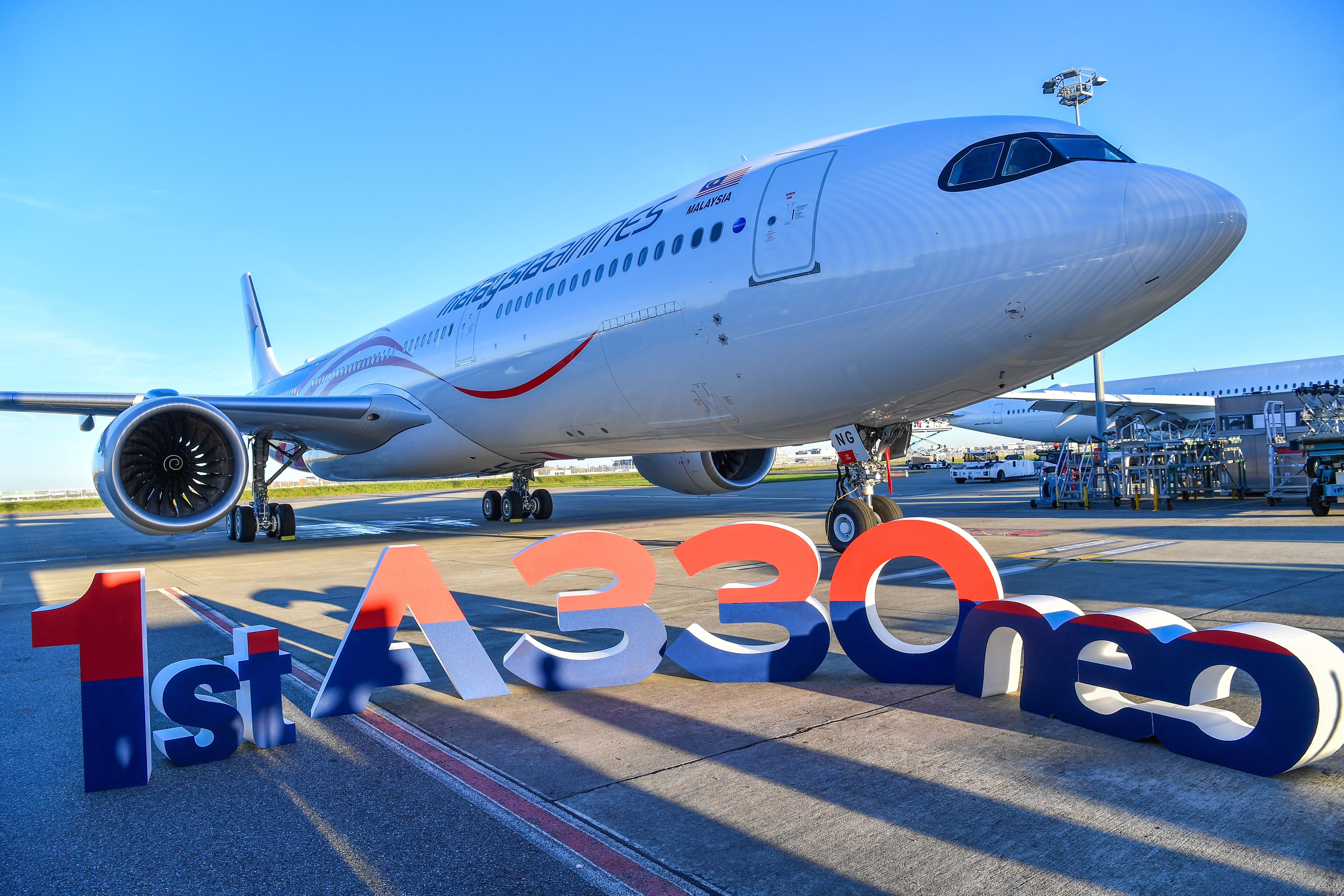 First Malaysia Airlines Airbus A330-900 at Toulouse Blagnac Airport TLS