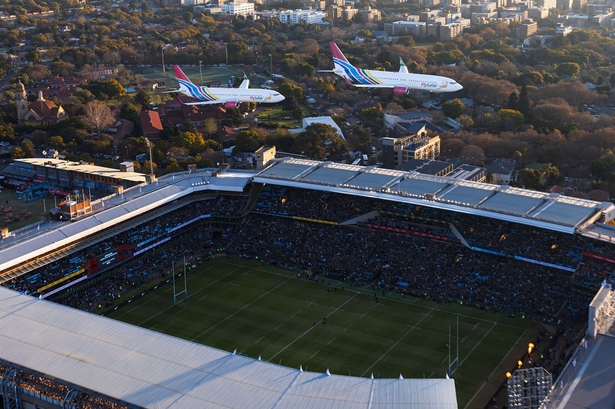 Flysafair Two Boeing 737S Fleio Bar