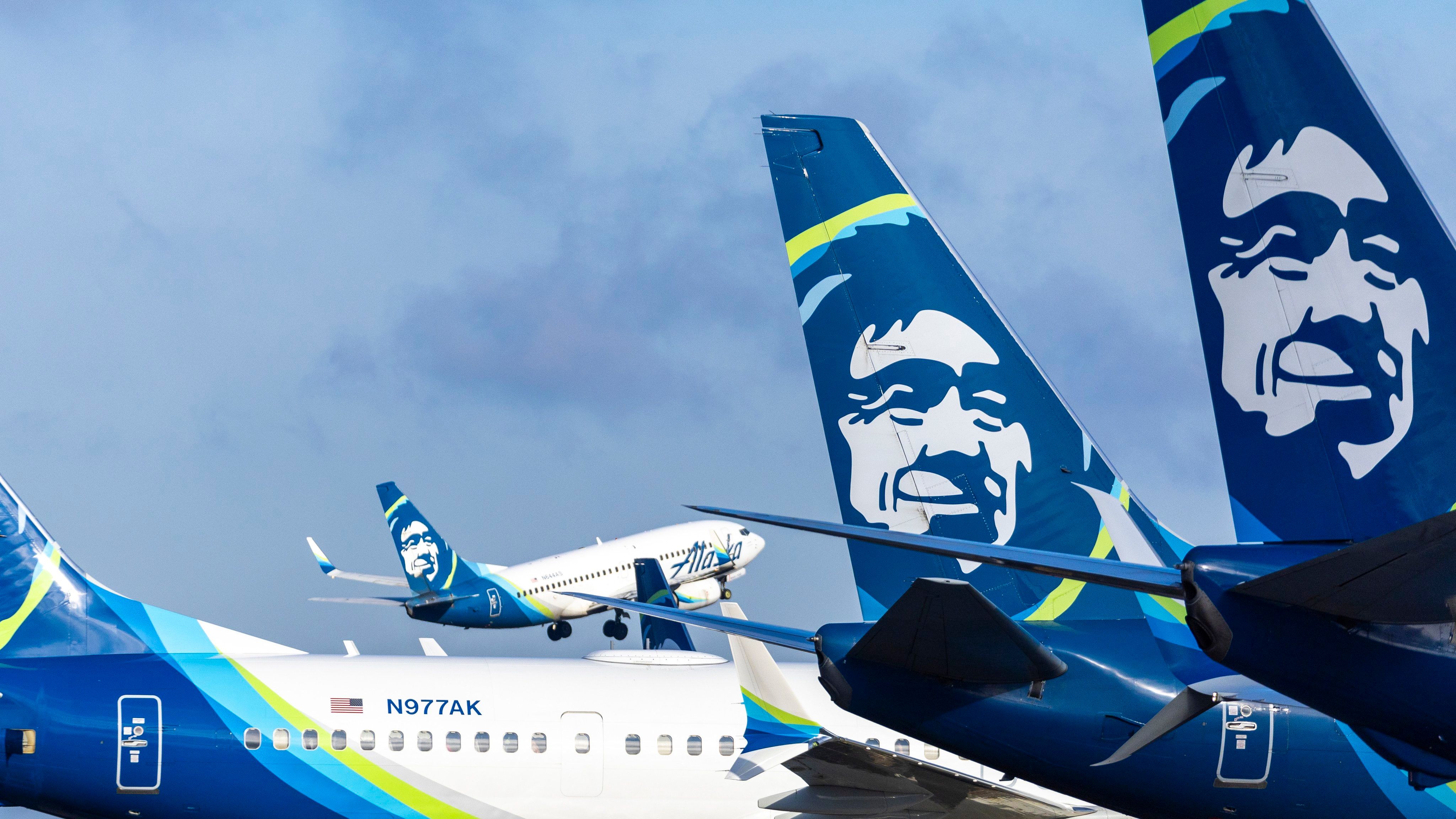 Alaska Airlines aircraft.