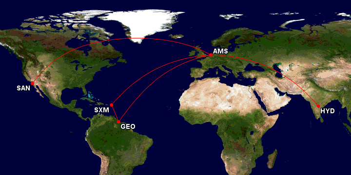 San Diego Airport Welcomes KLM's Amsterdam Flight As 10th International ...