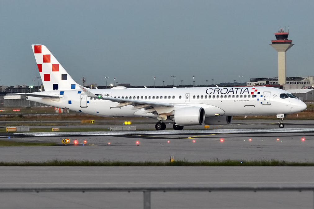 Why Do Croatia Airlines' Airbus A220s Have An Unbookable Seat In The Last Row?