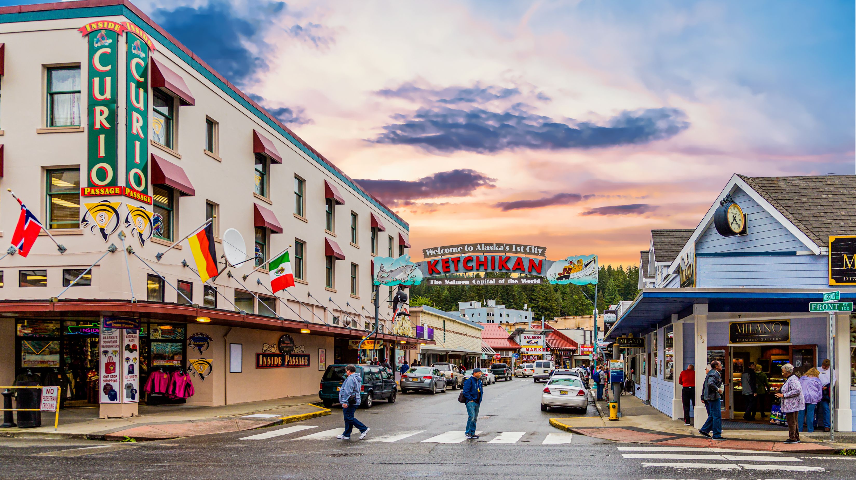 Downtown Ketchikan, Alaska