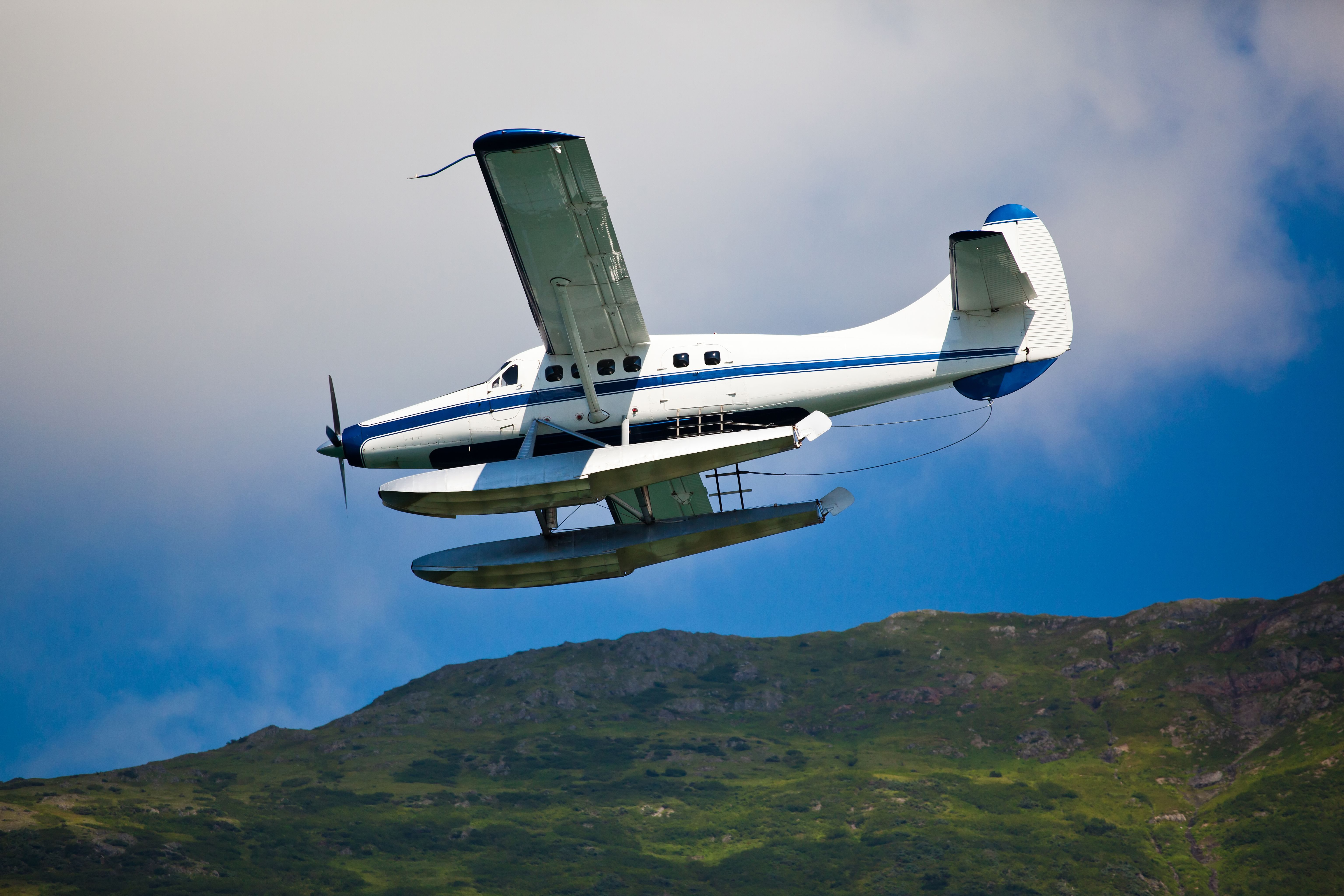 Seaplane landing in Ketchikan