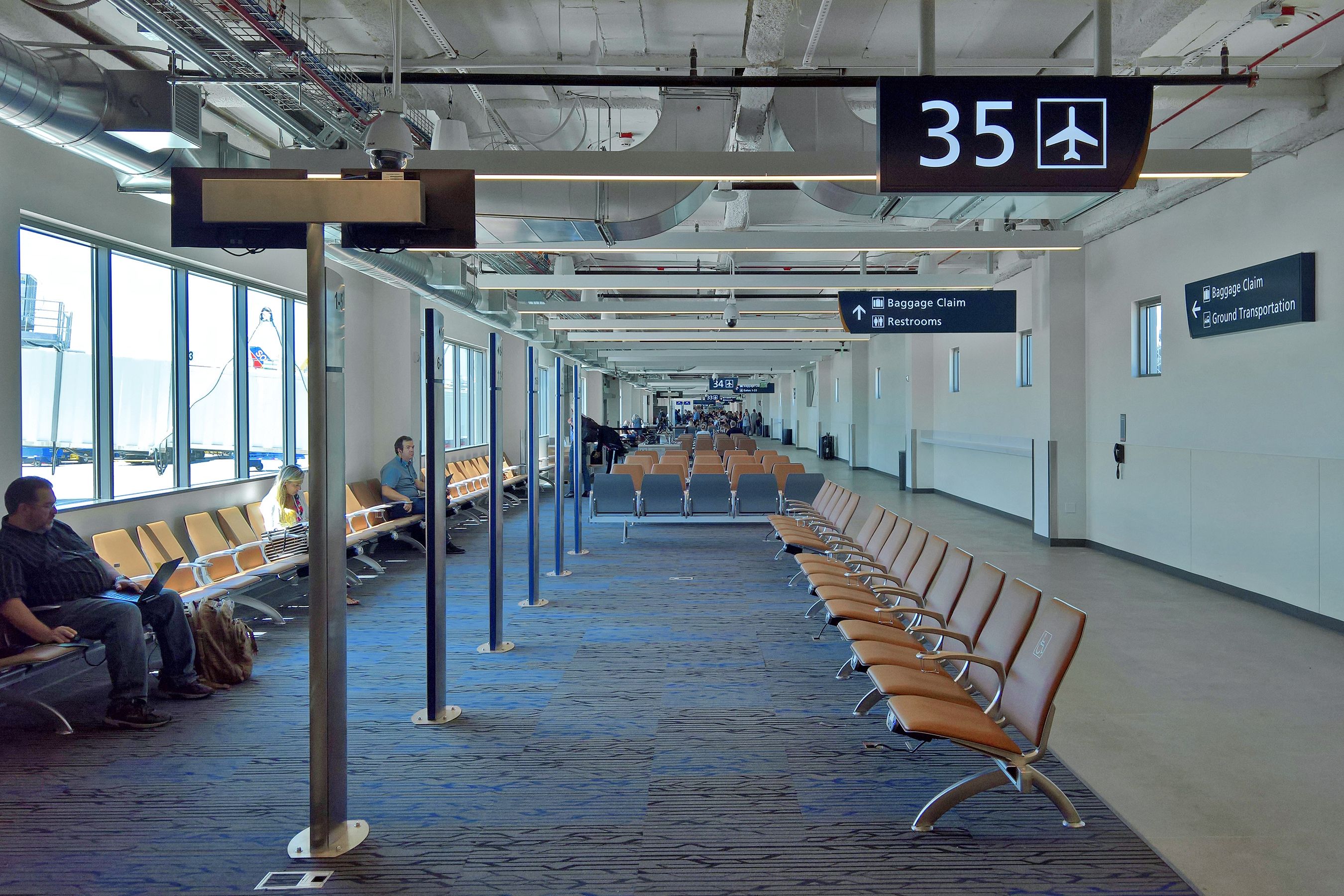 Southwest gate at San Jose (SJC)