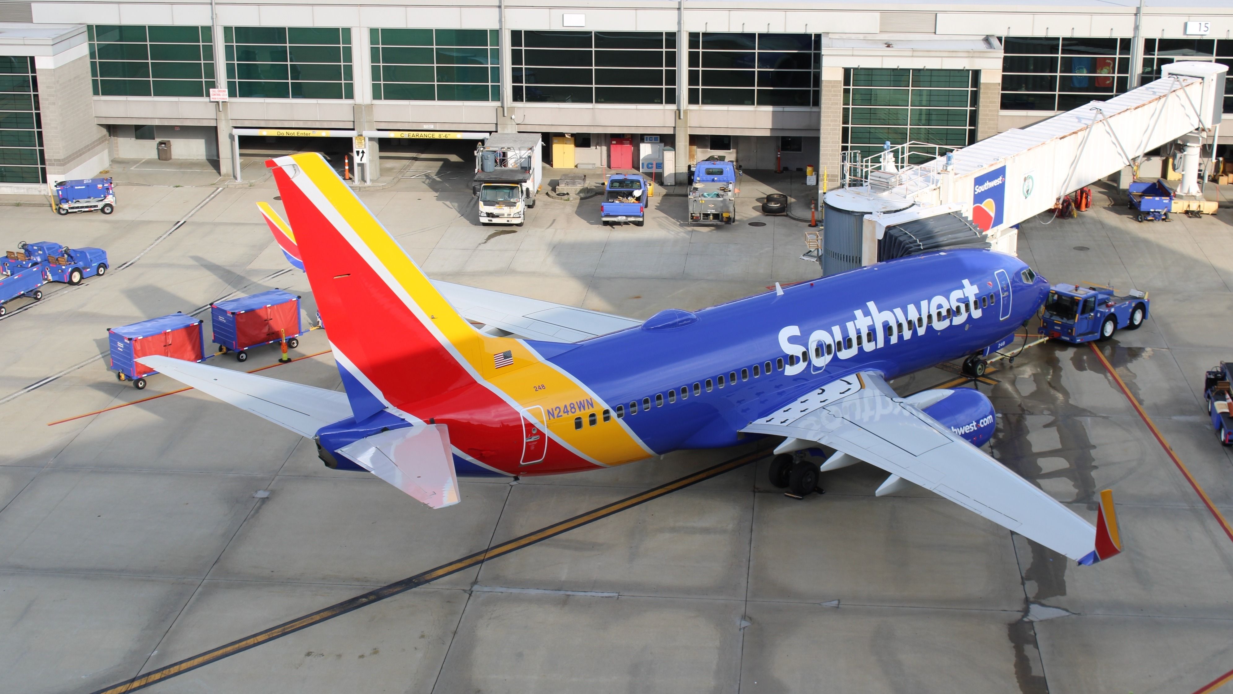 A Southwest Airlines Boeing 737