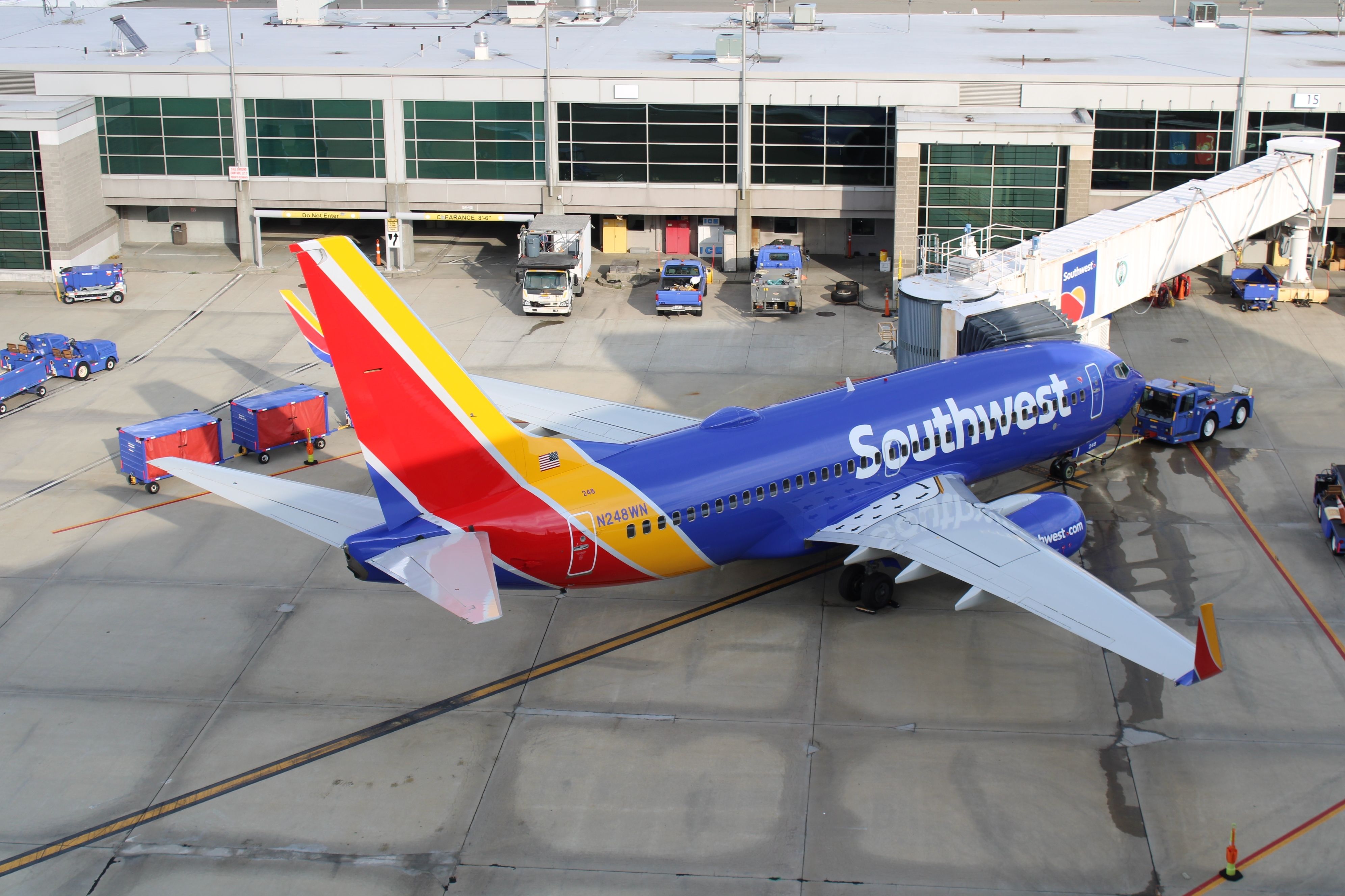 A Southwest Airlines Boeing 737