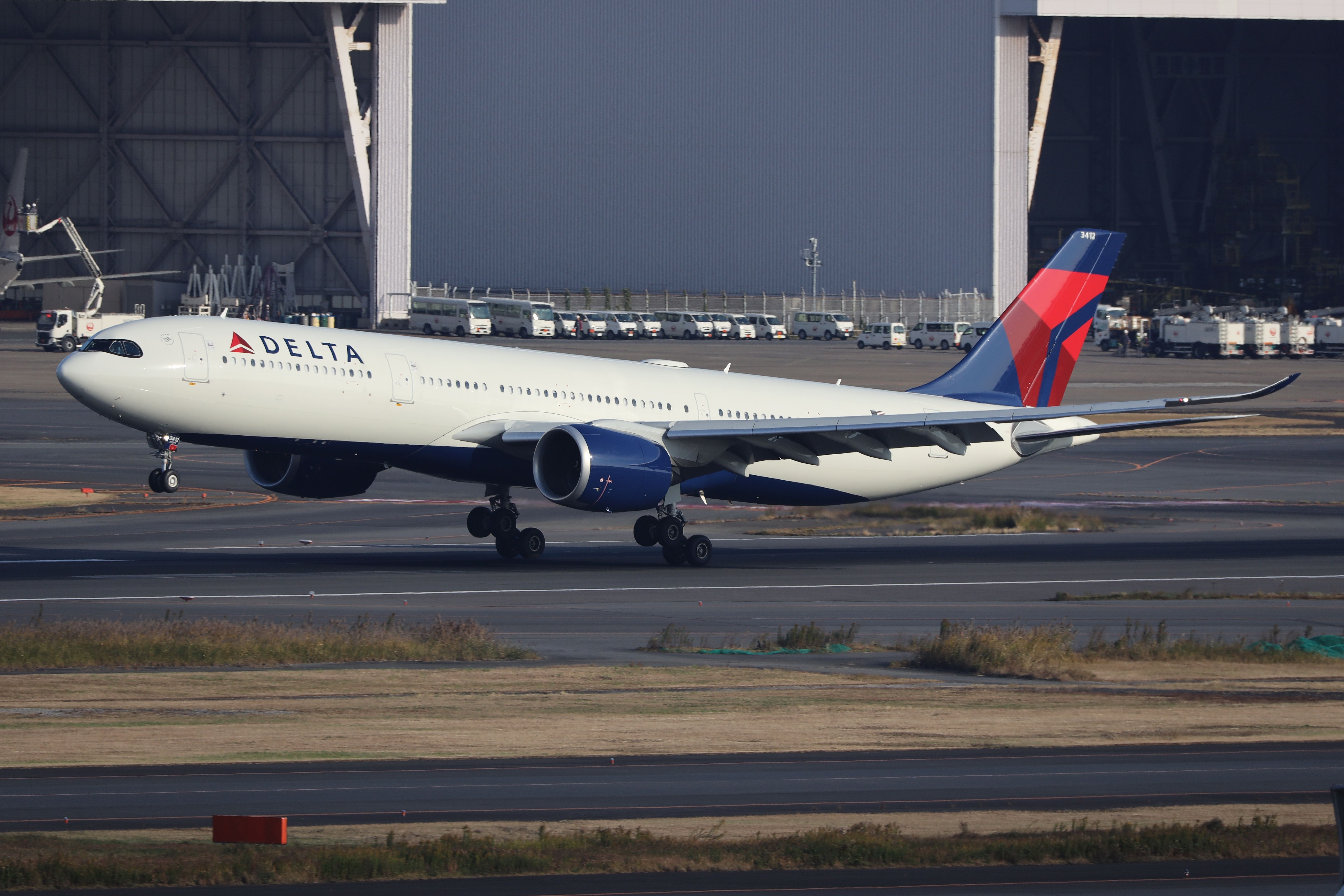 Delta Air Lines Airbus A330-900In Tokyo