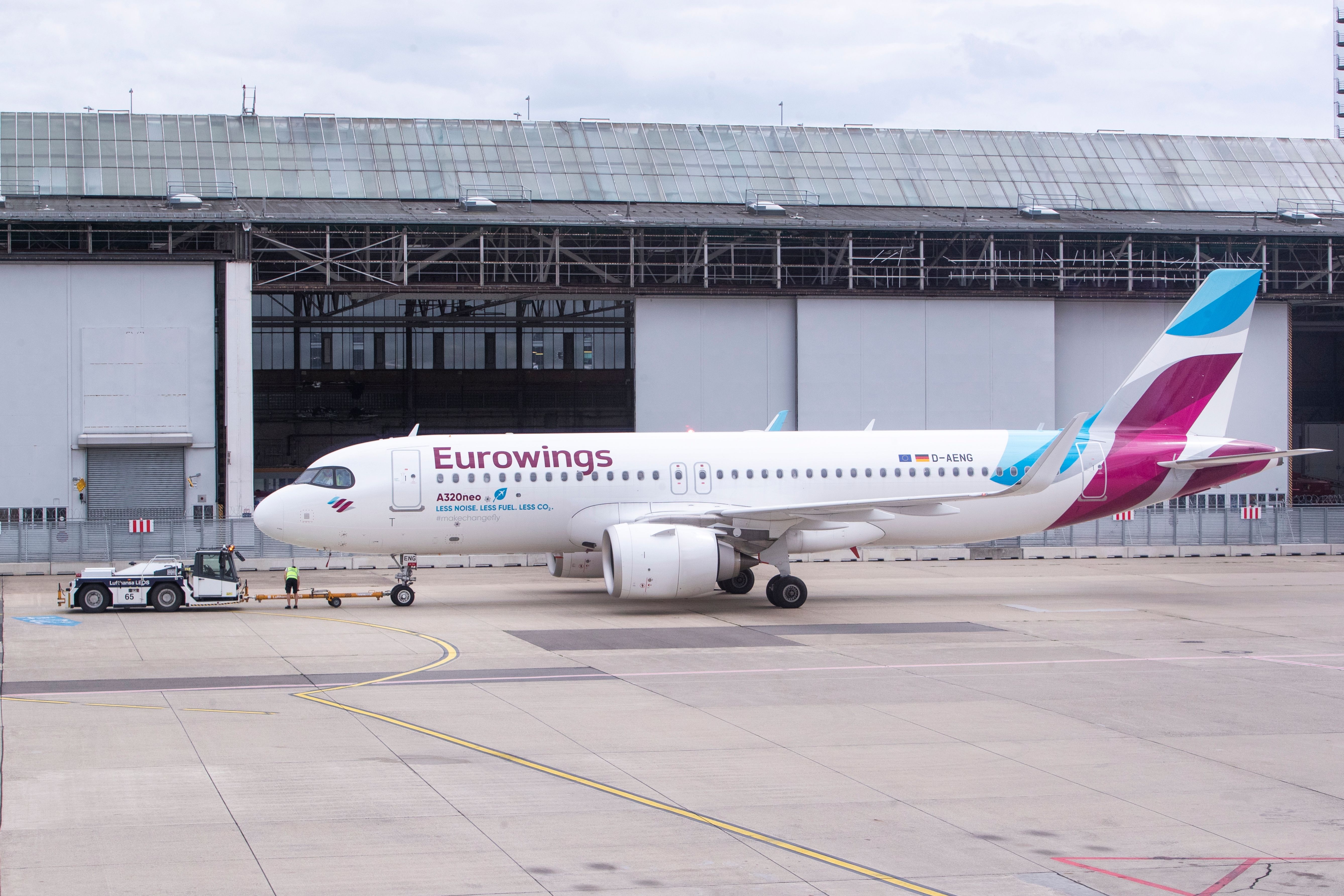 Eurowings Airbus A320neo In Dusseldorf