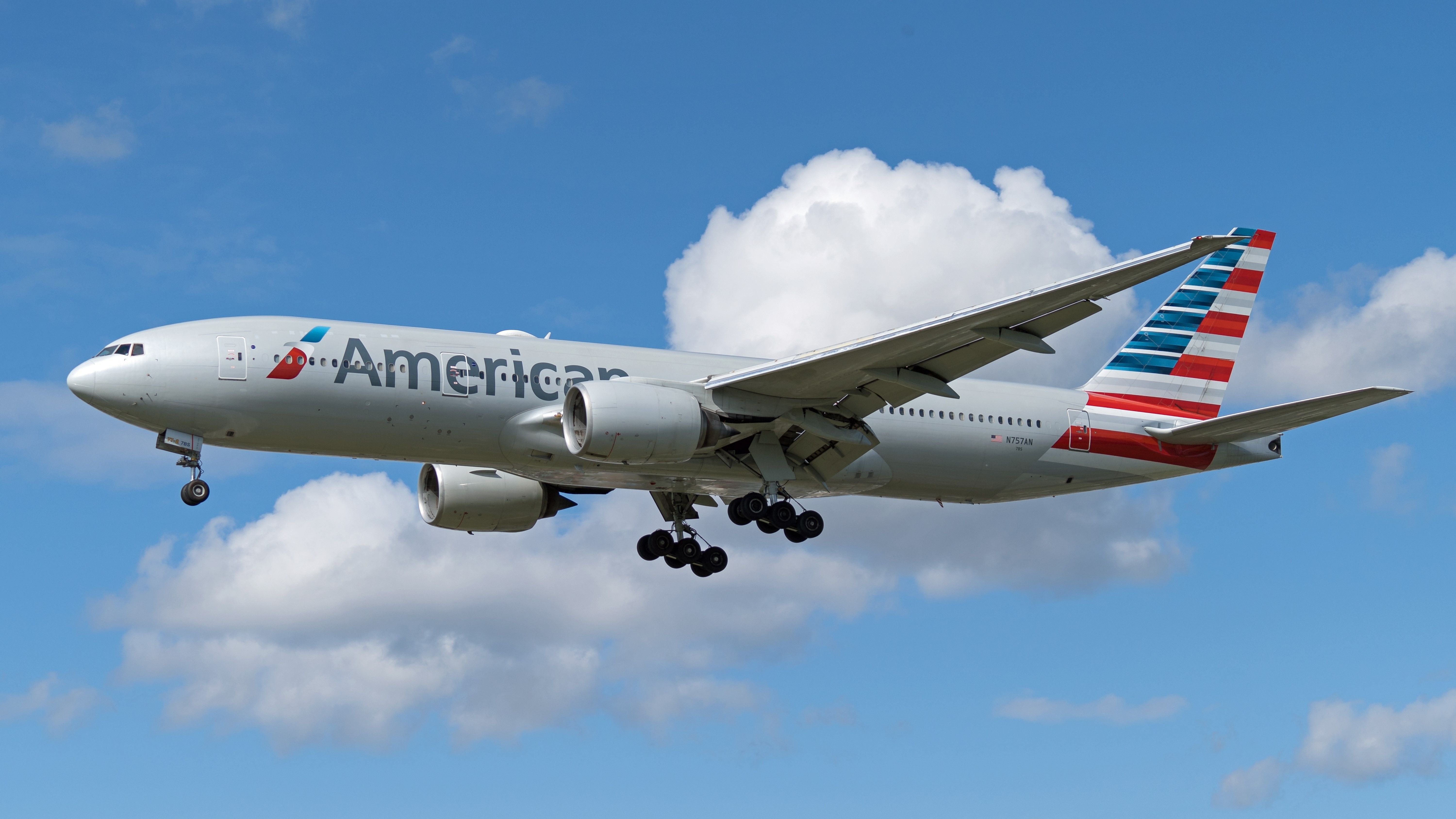 American Airlines Boeing 777 Inflight