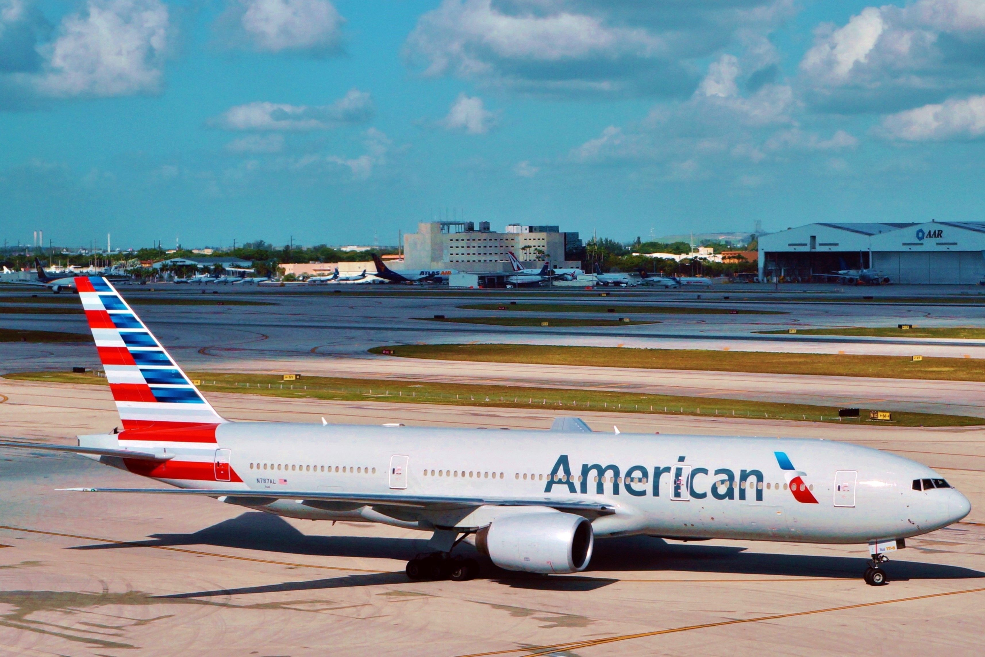 American Airlines Boeing 777 In Miami