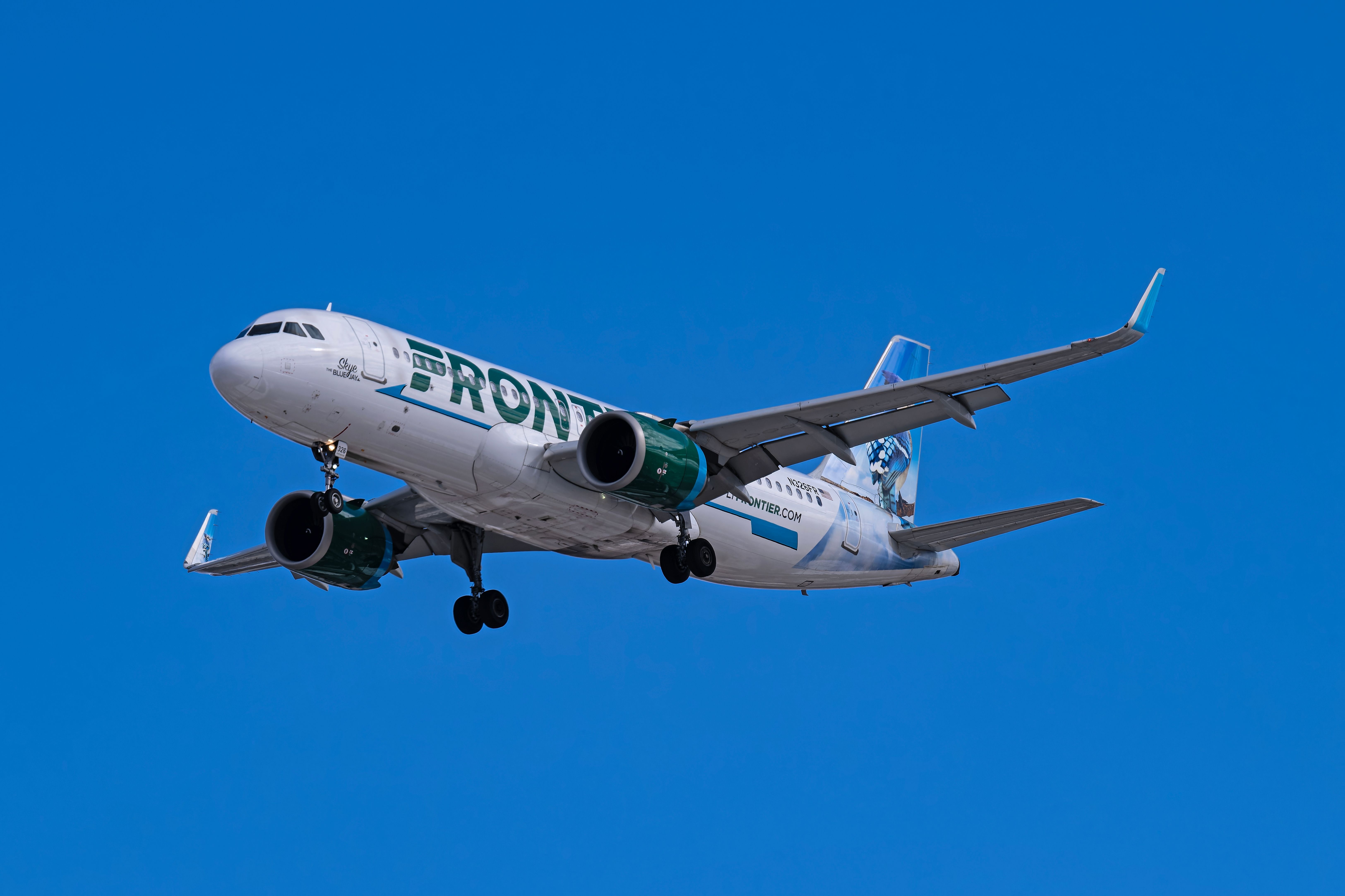 A Frontier Airlines Airbus A320neo