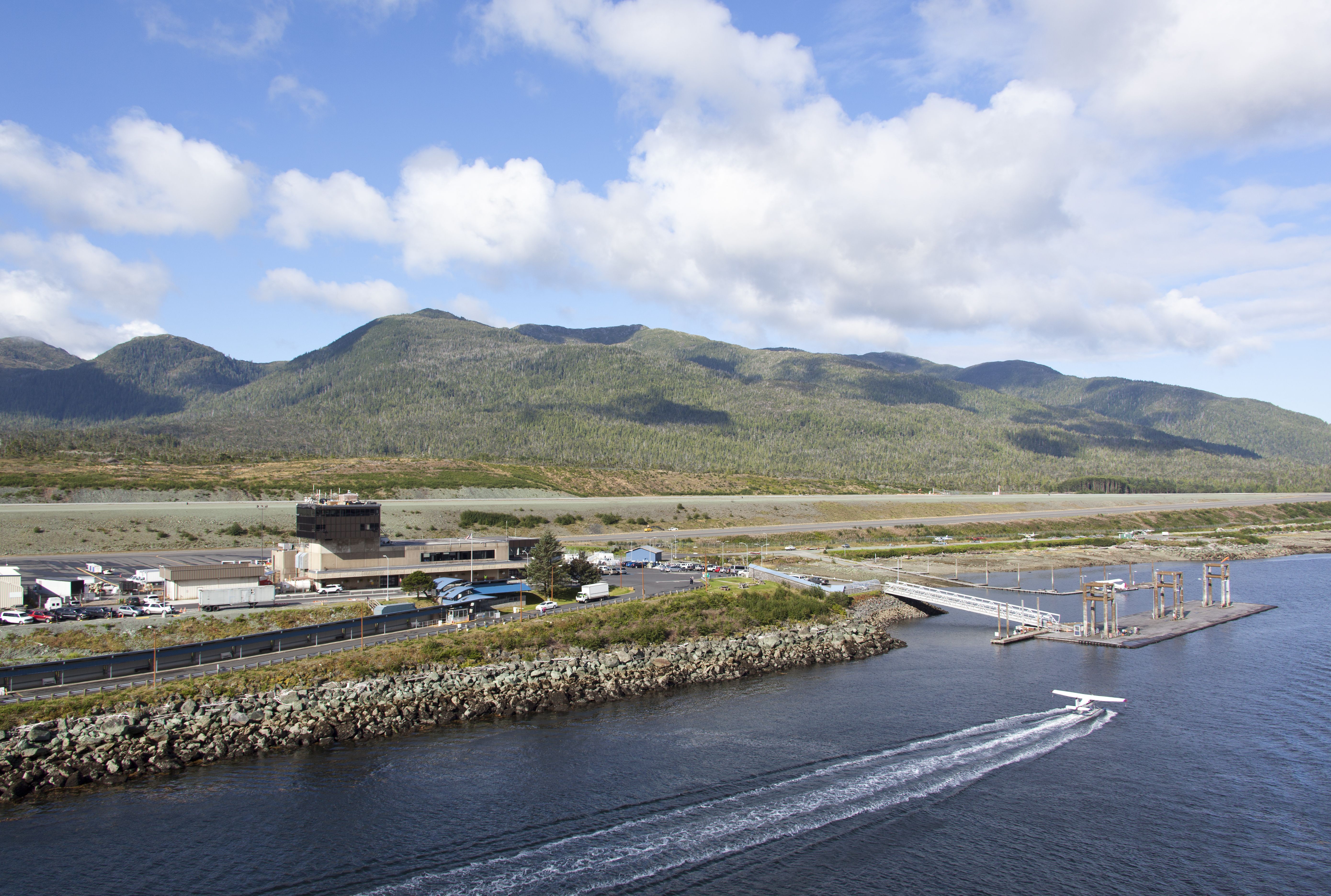 General view of Ketchikan Airport