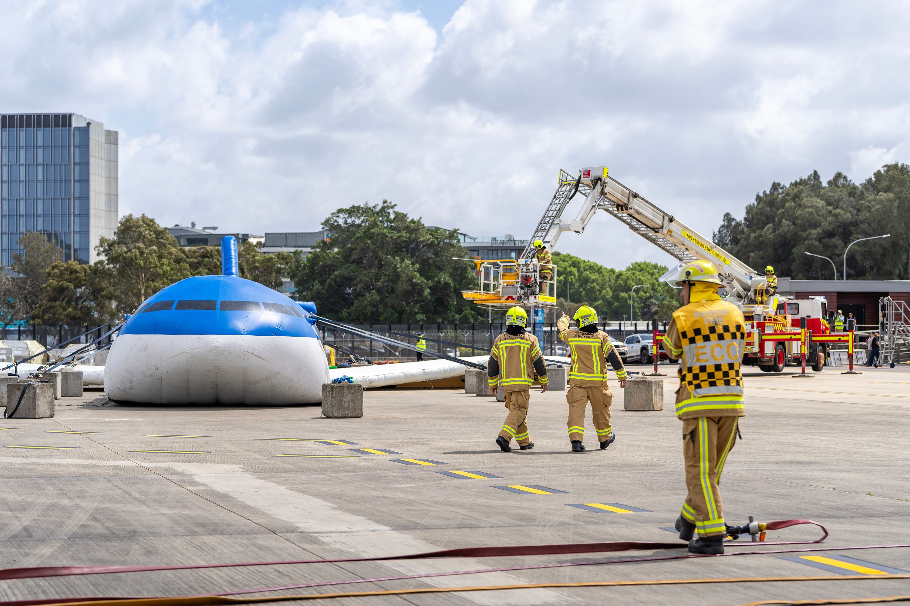 Sydney Airport Simulates Boeing 737 Crash In Training Exercise