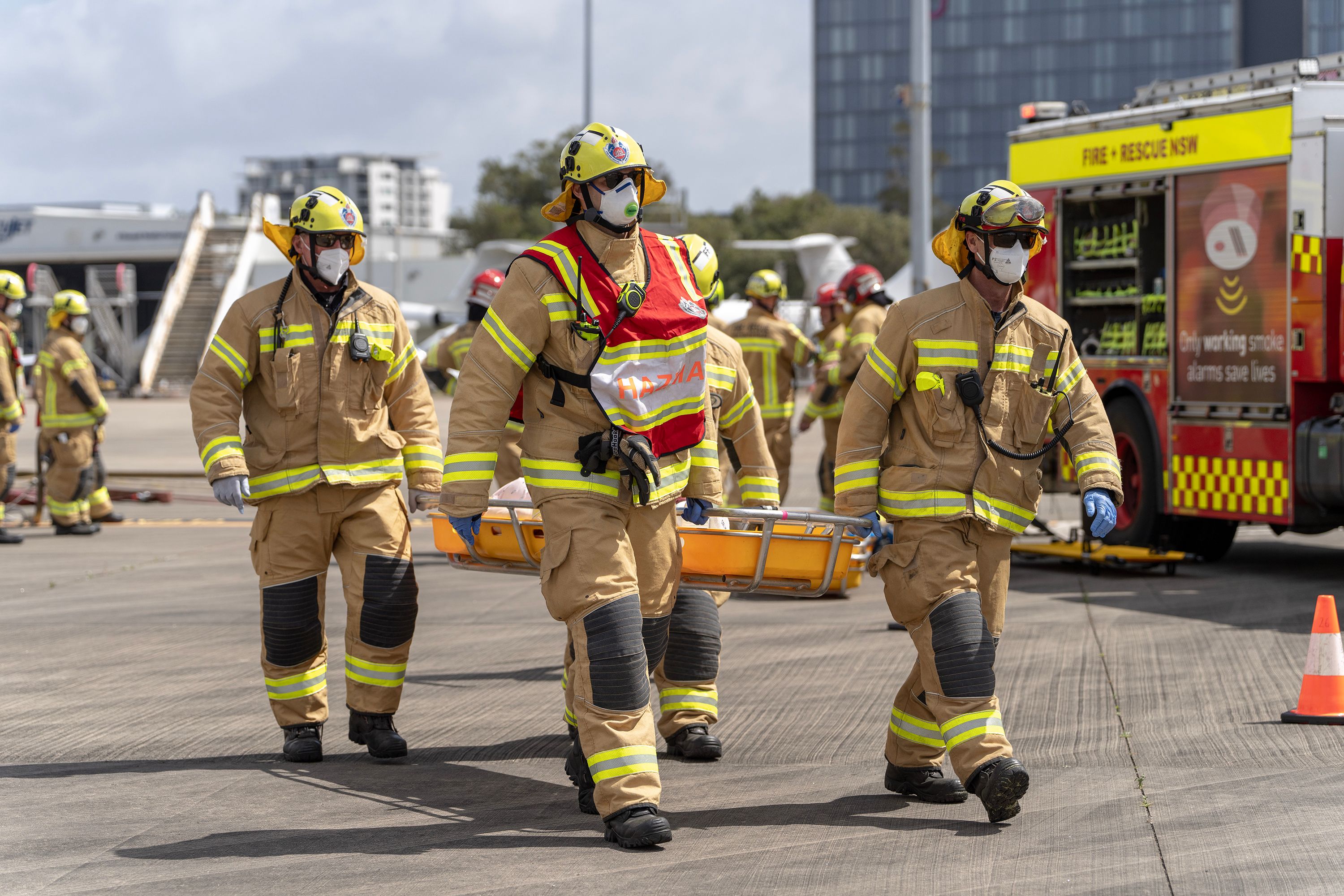 Sydney Airport Simulates Boeing 737 Crash In Training Exercise