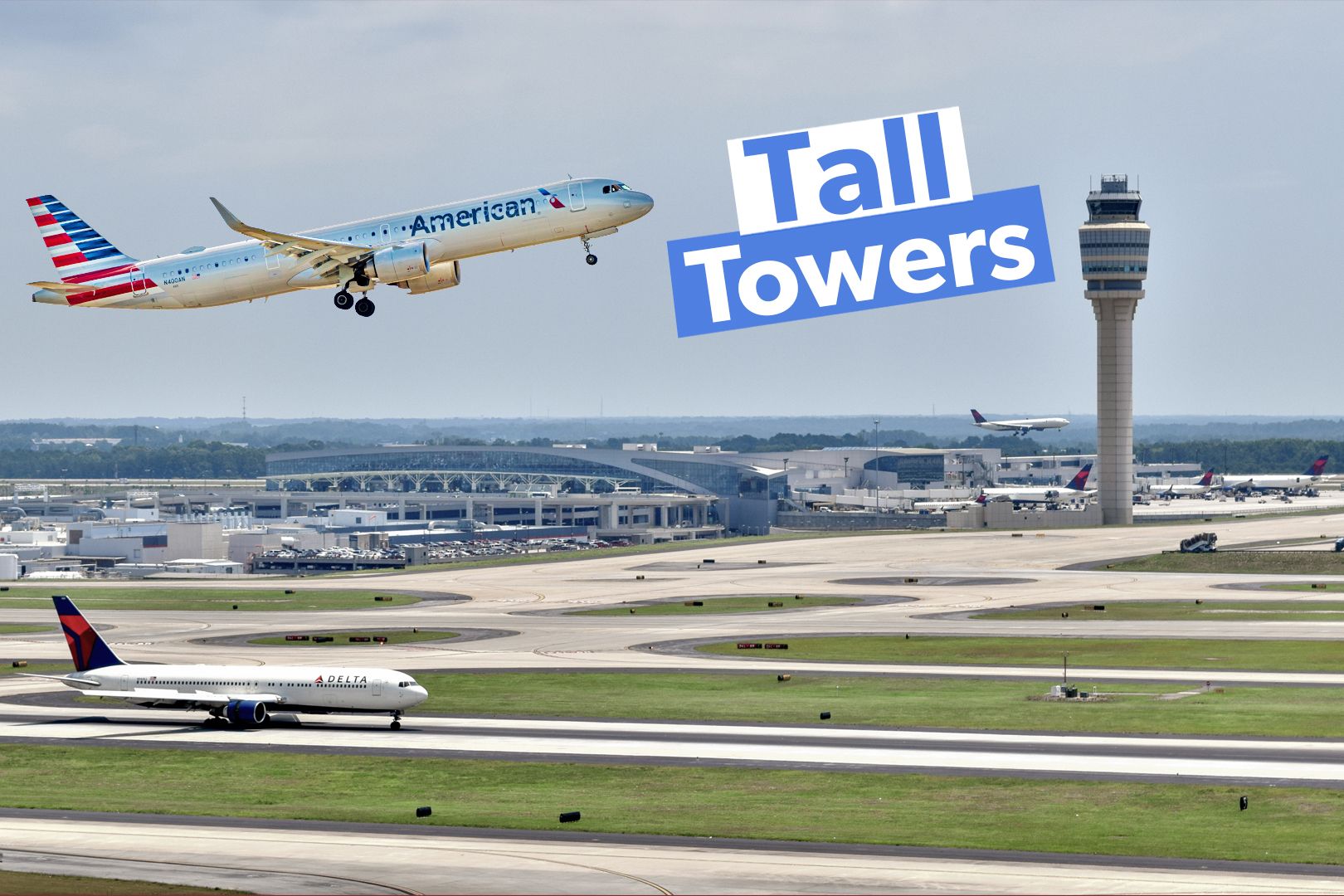 Which US Airports Have The Tallest Air Traffic Control Towers 3x2