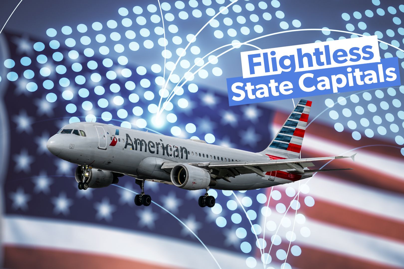 Which US State Capitals Don't Have Any Scheduled Flights?