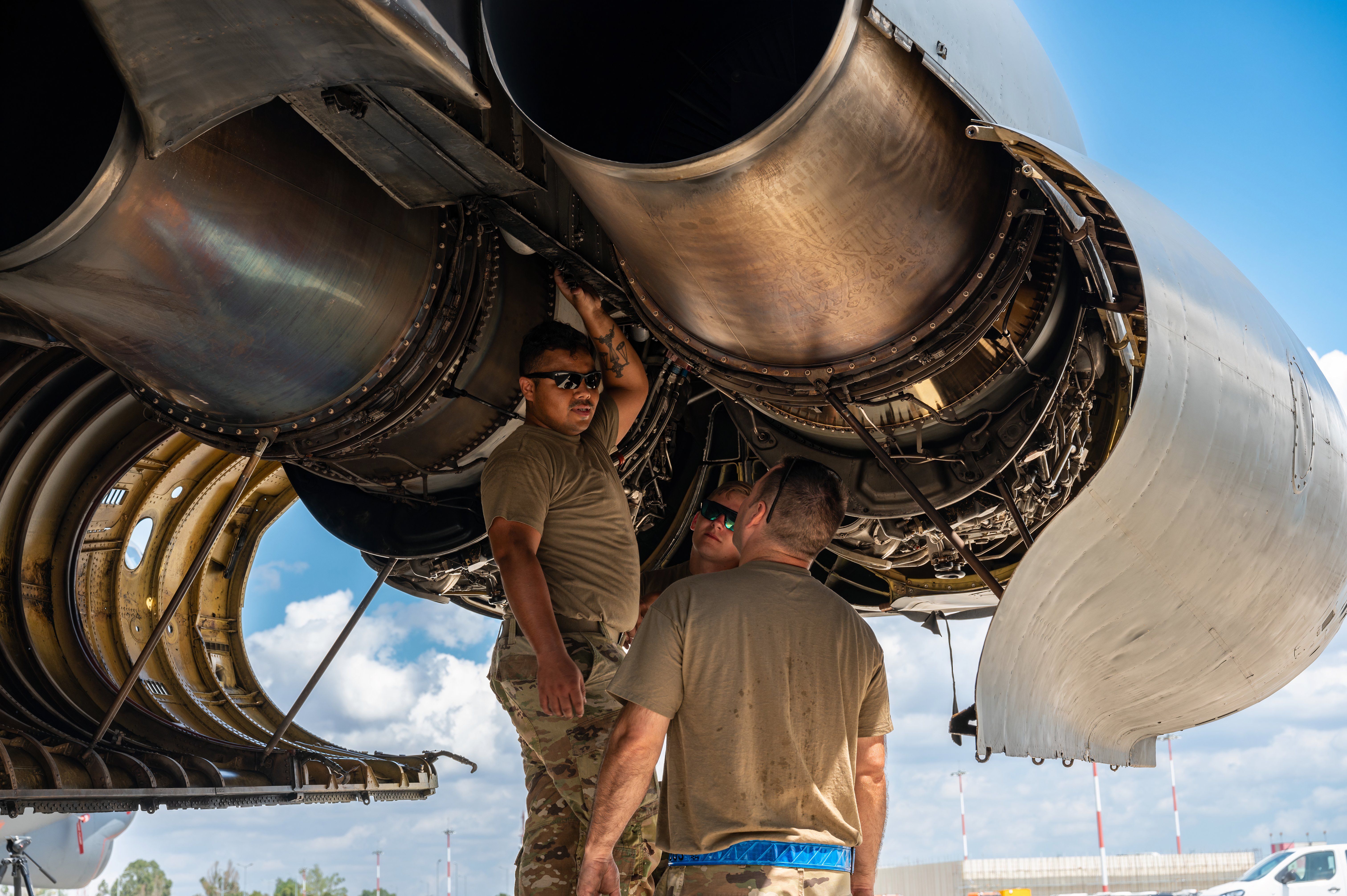 at Mihail Kogălniceanu Air Base, Romania, during Bomber Task Force Deployment 24-4, July 22, 2024.