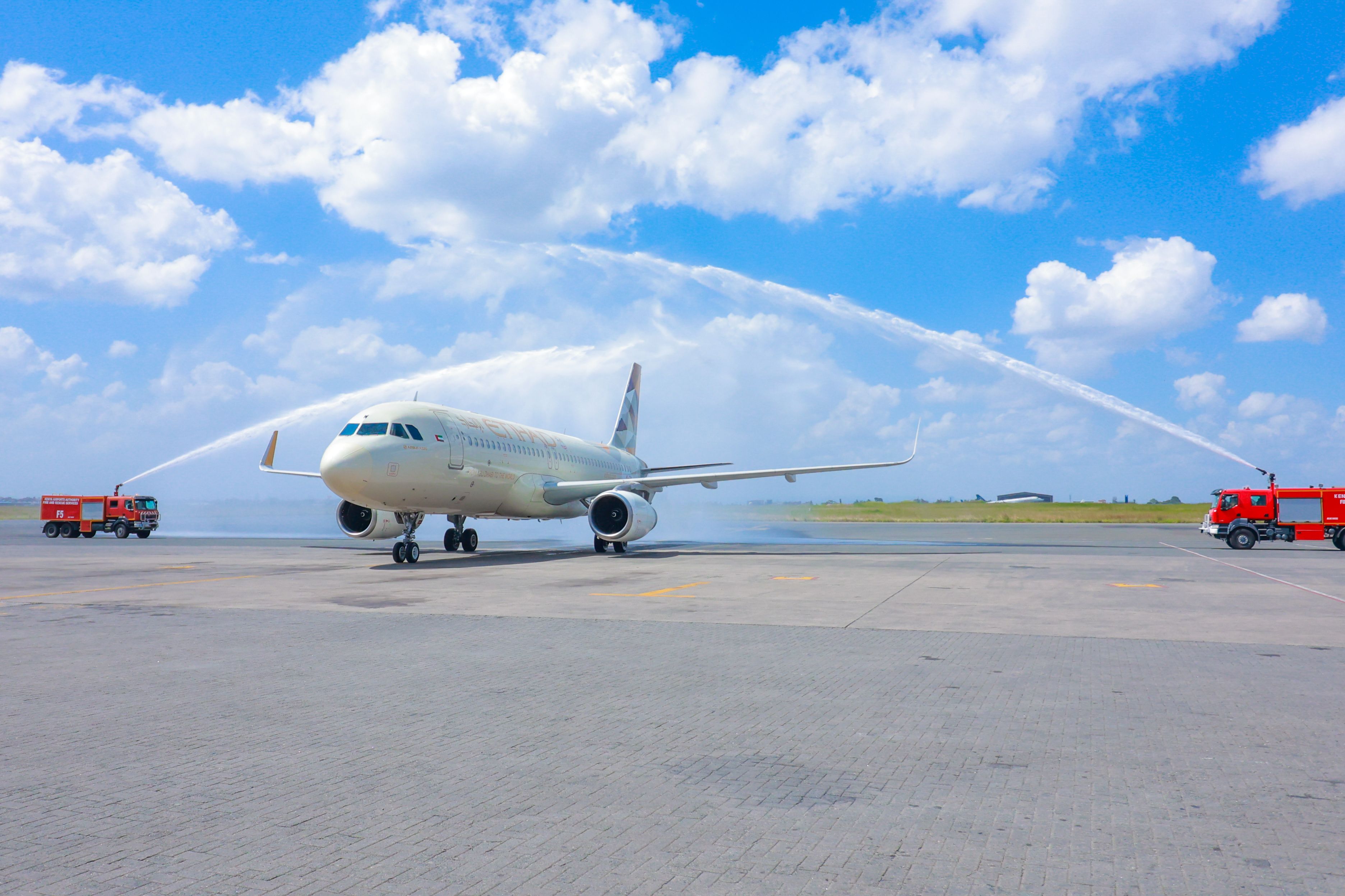 Etihad Airways Airbus A320 Nairobi