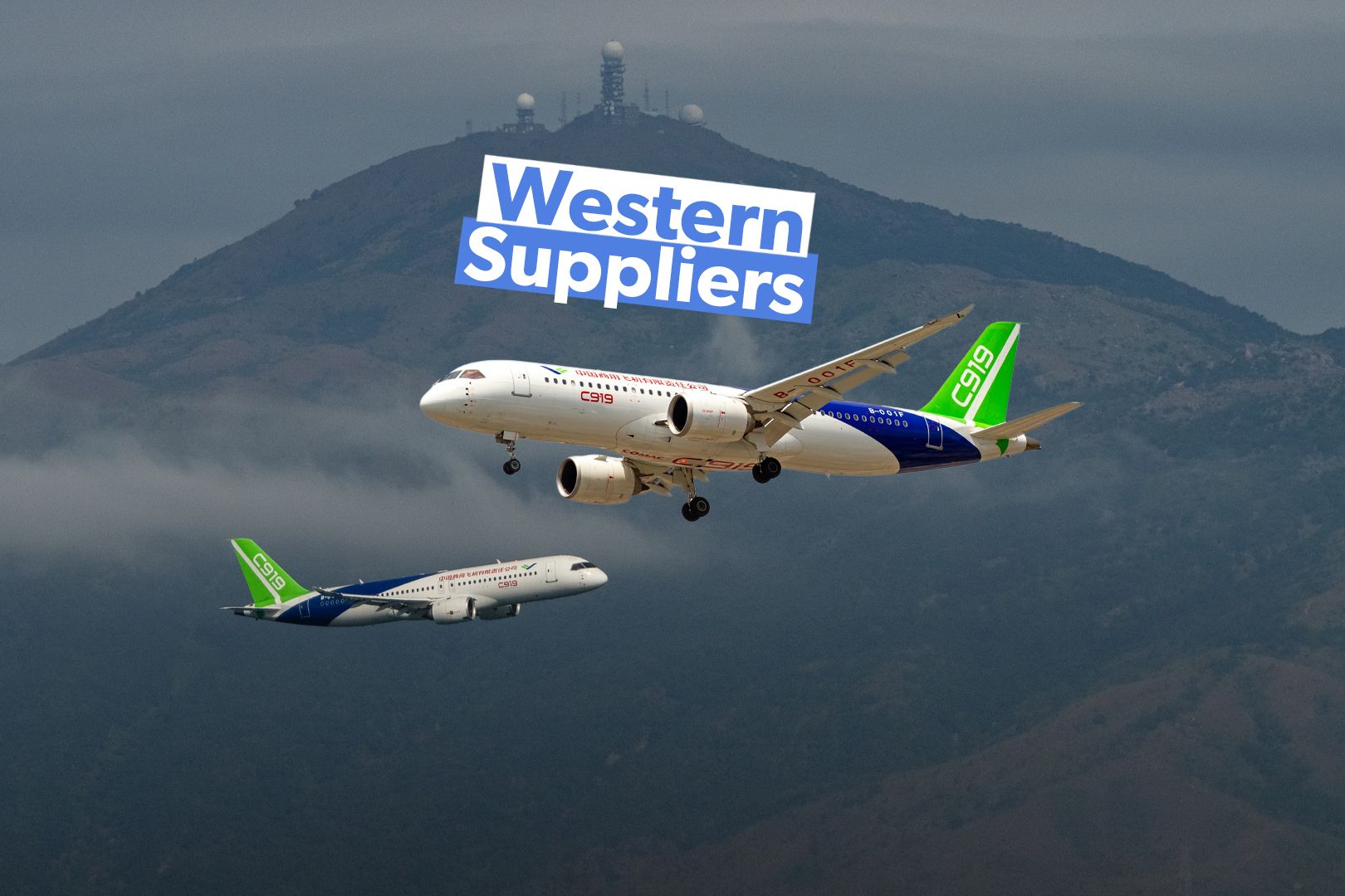5 Major Western Suppliers For The COMAC C919 3x2