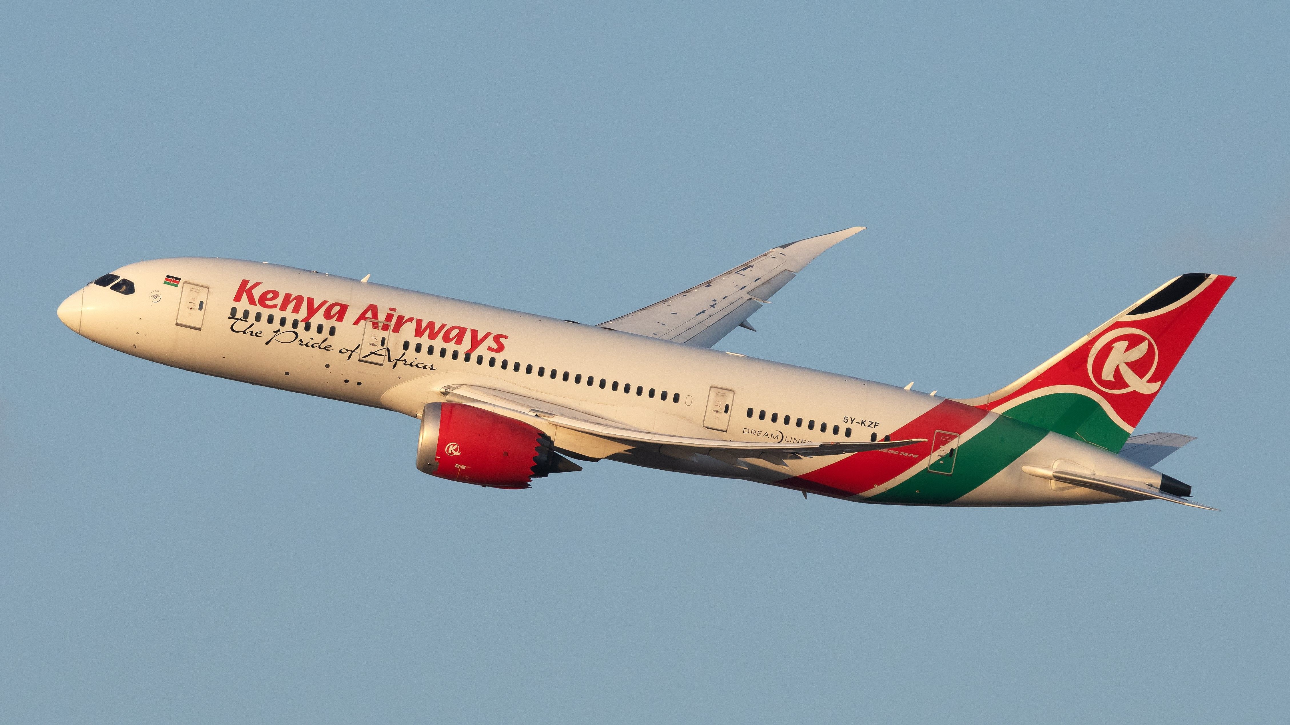 Kenya Airways Boeing 787-8 In New York