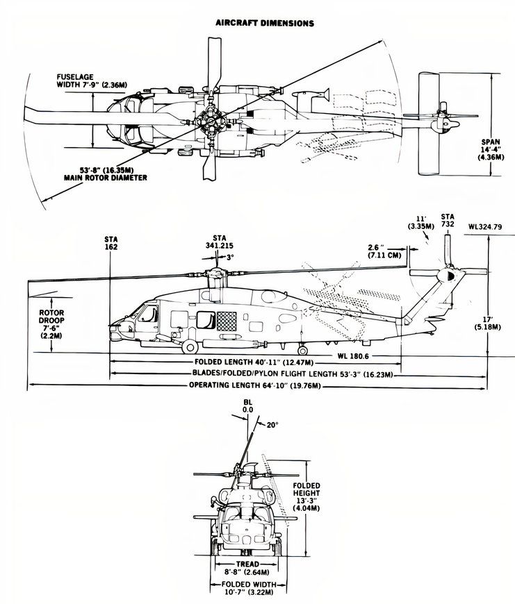schematic of a Seahawk