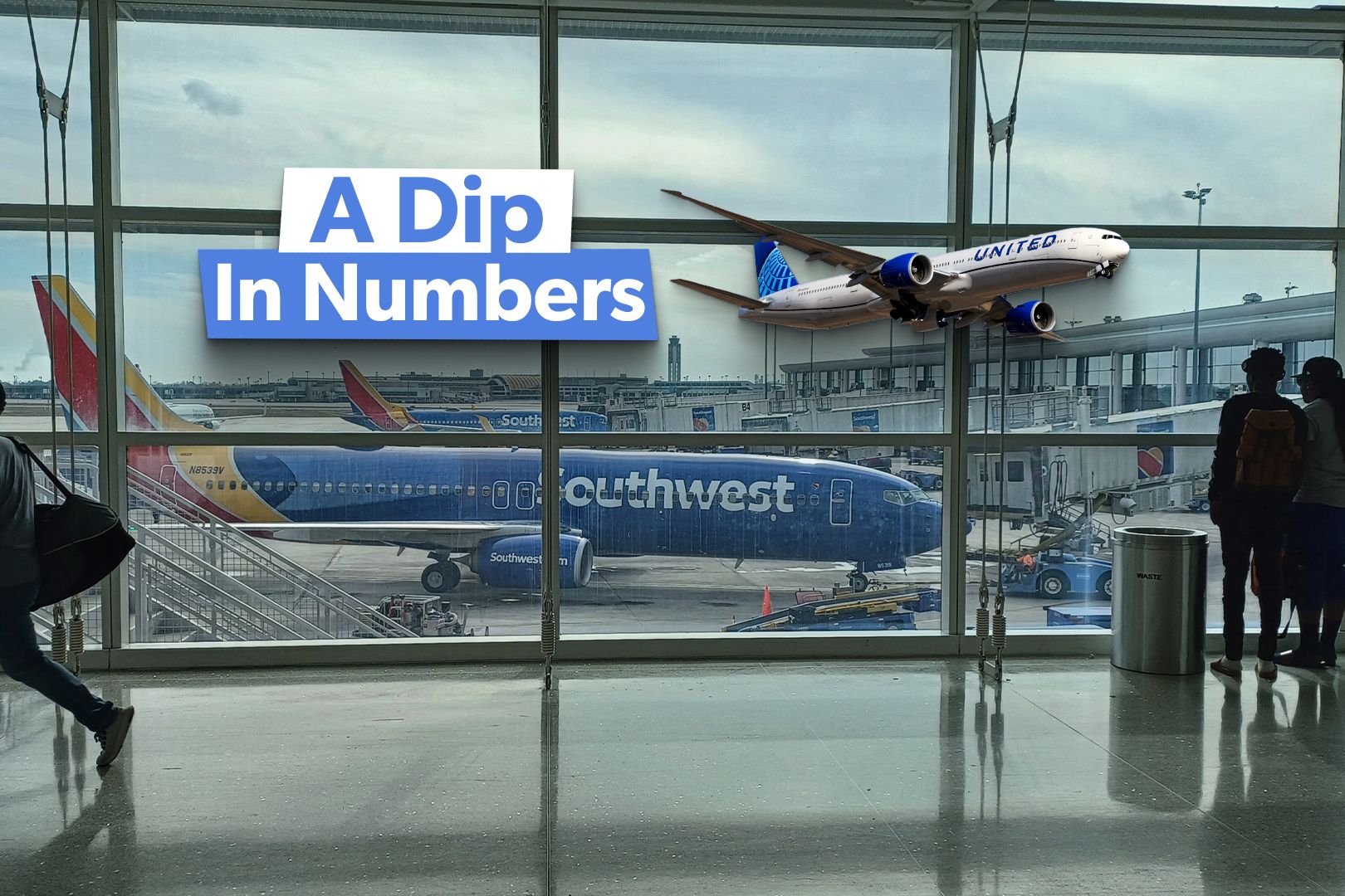 A dip in numbers.