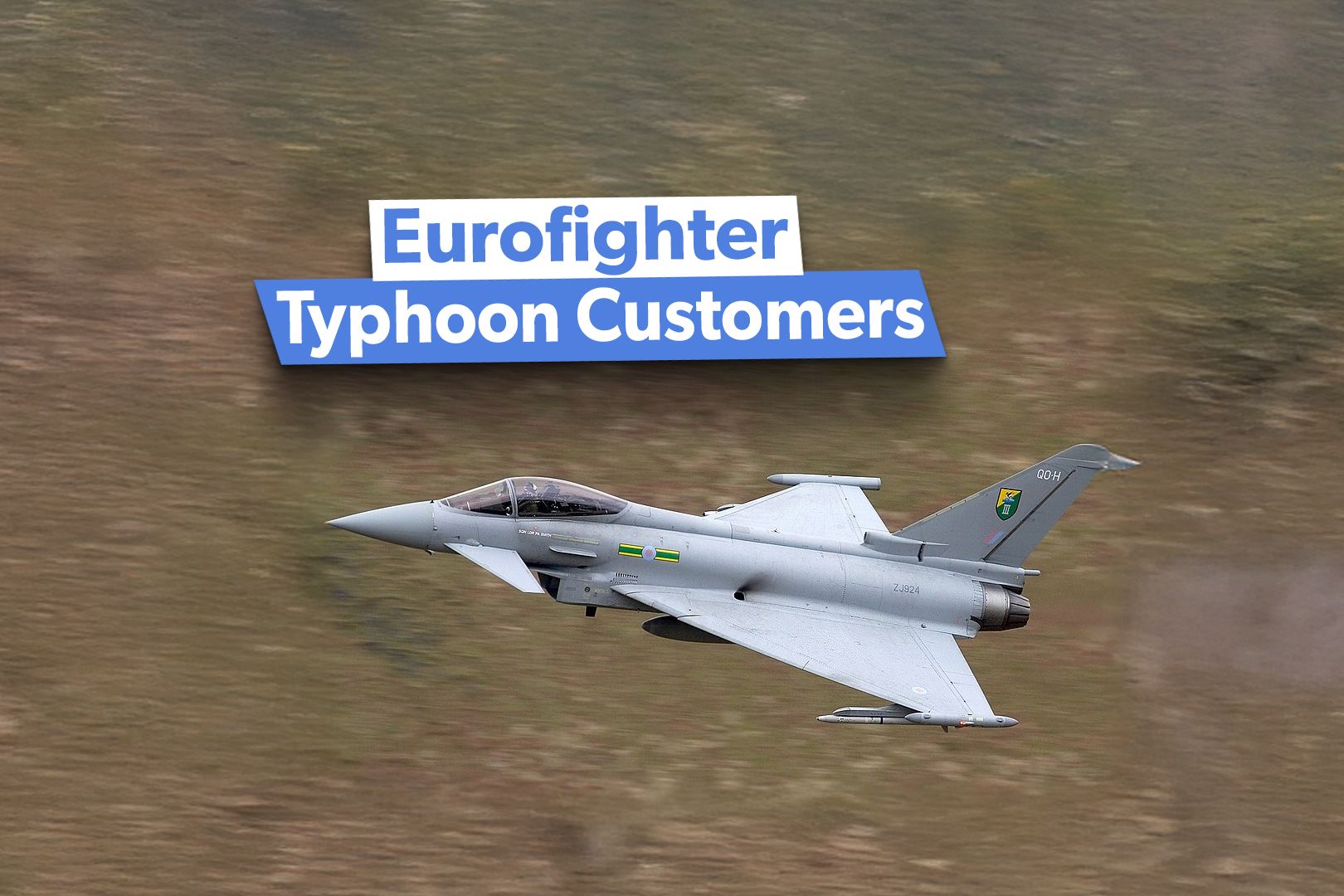 英國皇家空軍歐洲戰鬥機 EF-2000 颱風 F2
