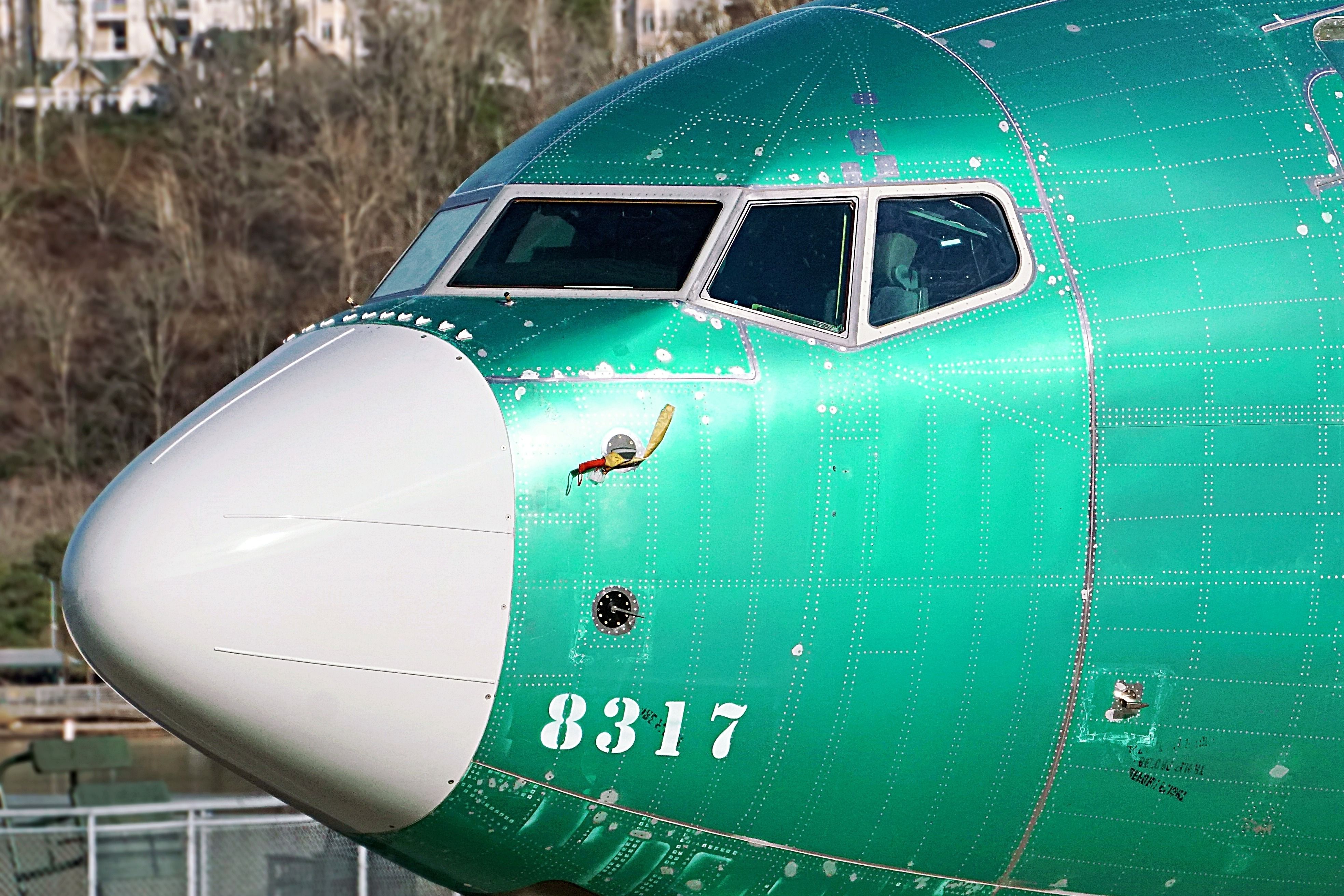 Boeing 737 MAX covered in primer shutterstock_2409320061