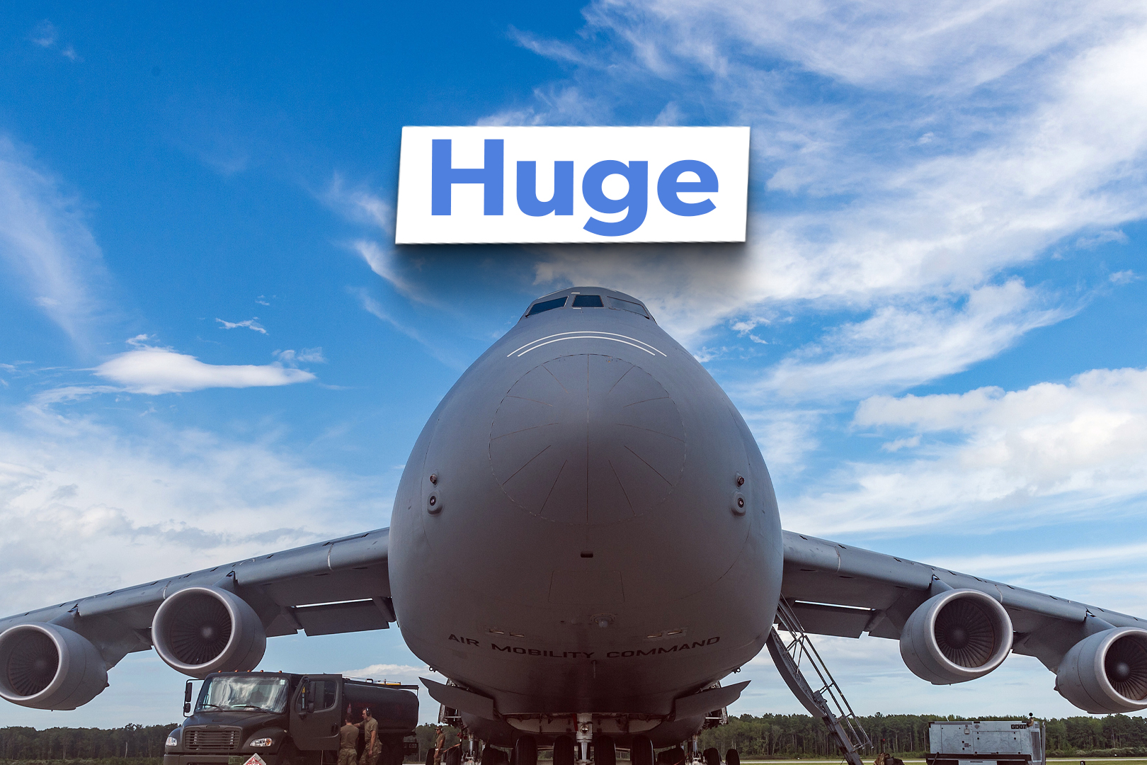 Lockheed Martin C-5M Galaxy cargo plane