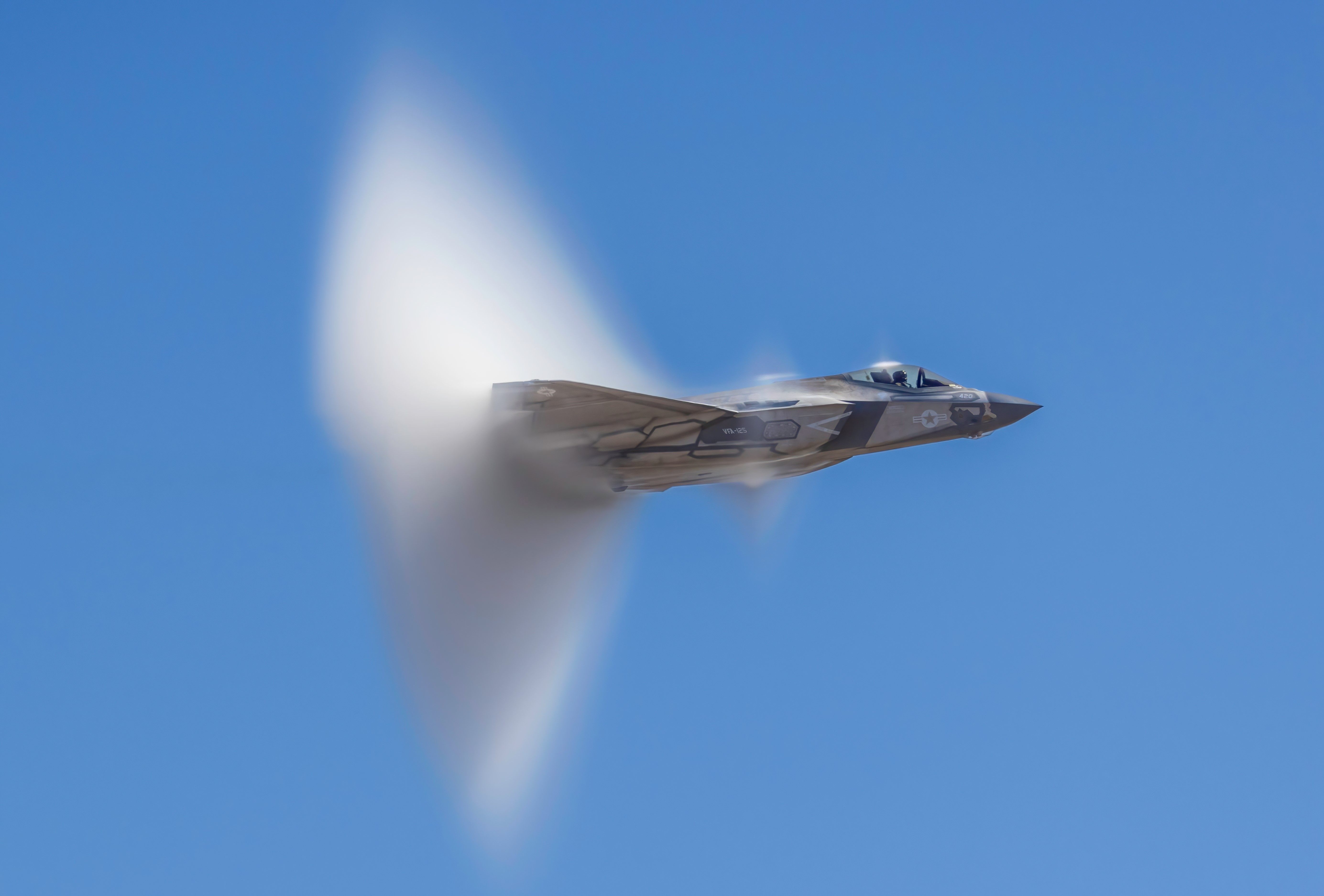 F-35 breaks the sound barrier