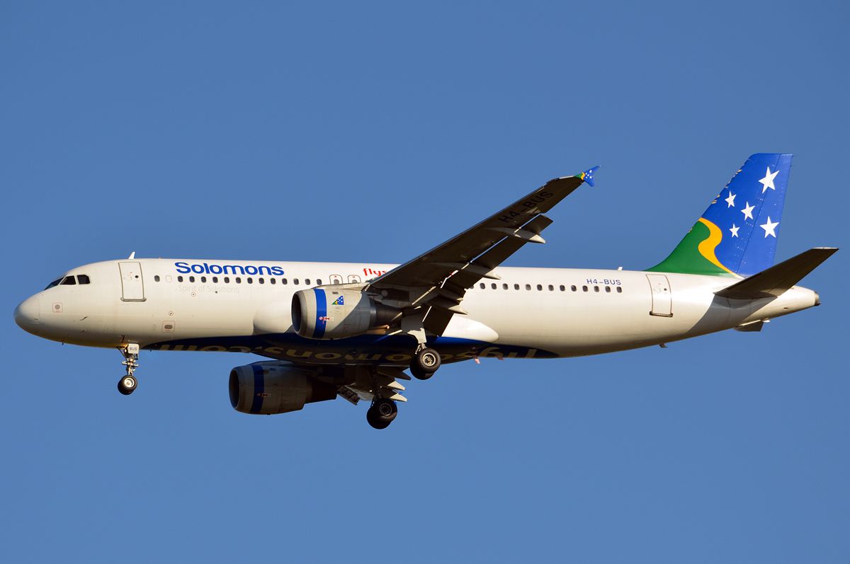 Solomon Airlines Airbus A320 Inflight