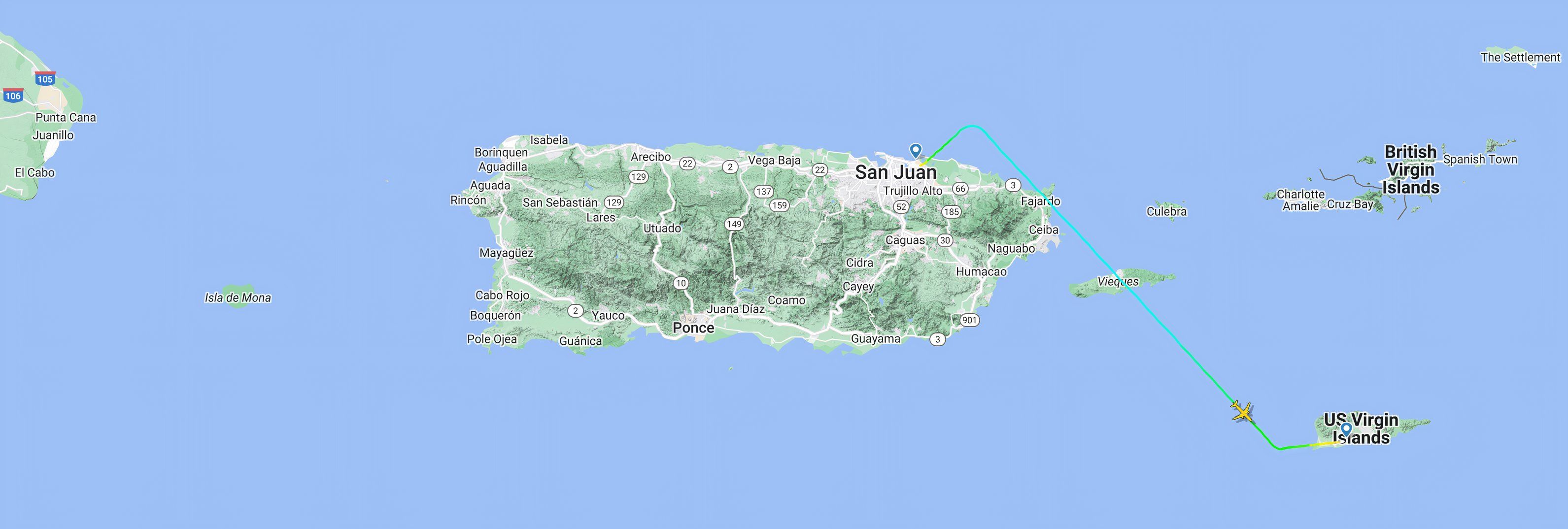 捷藍航空 首航 聖胡安 聖克羅伊島