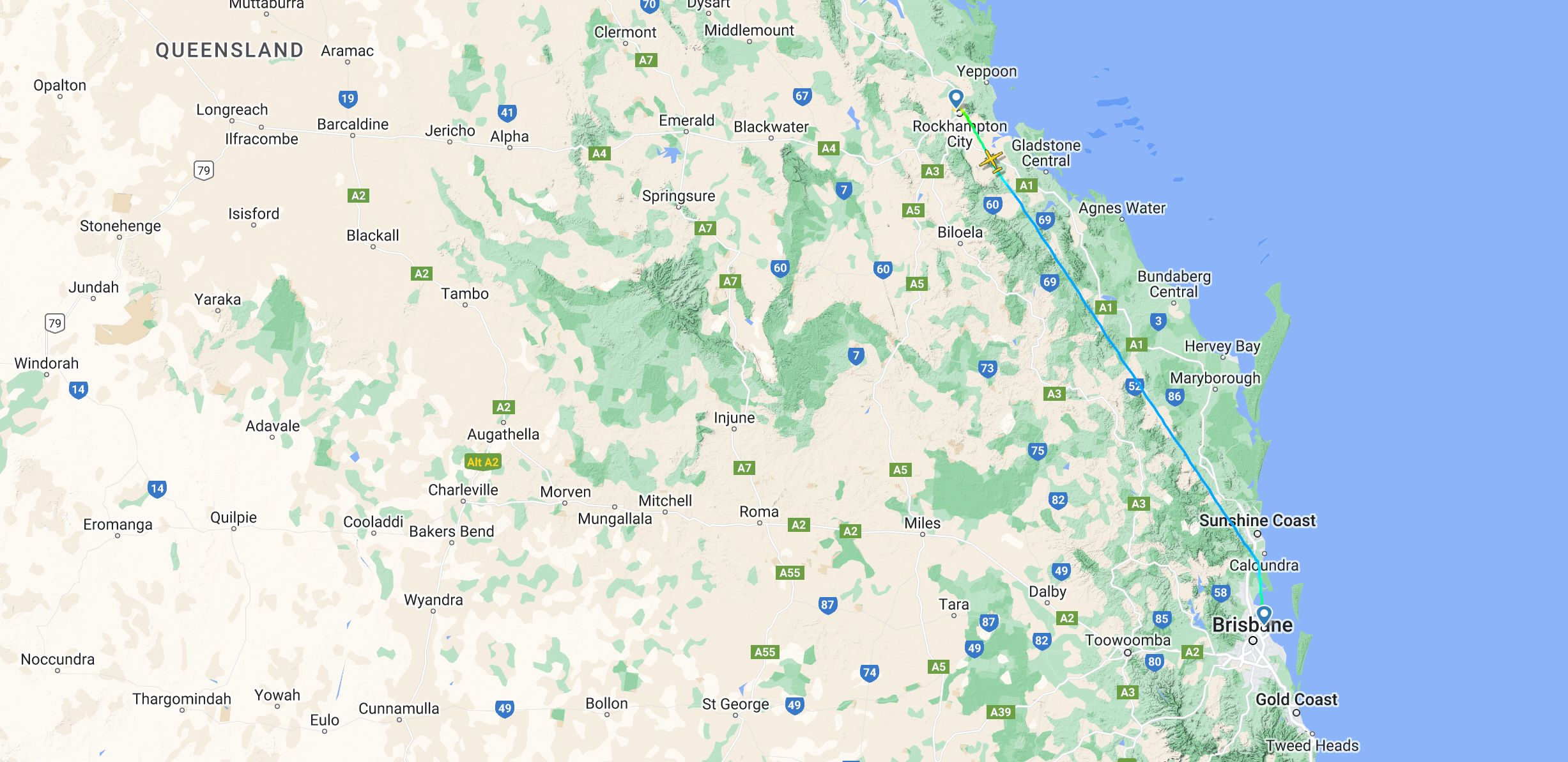 QantasLink Dash 8-Q400 首航 BNE-ROK