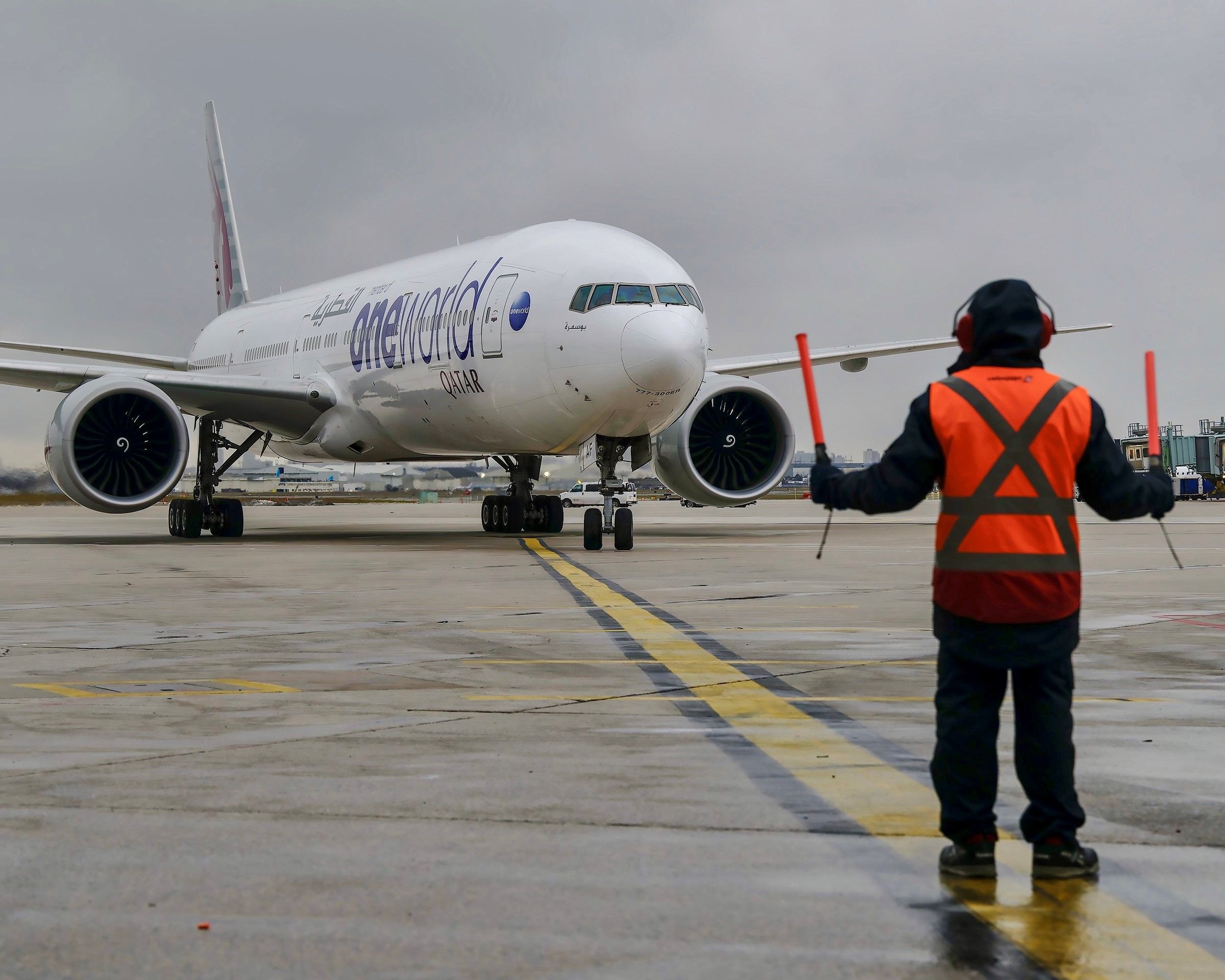 Qatar Airways Boeing 777 Inaugural Doha Toronto Pearson