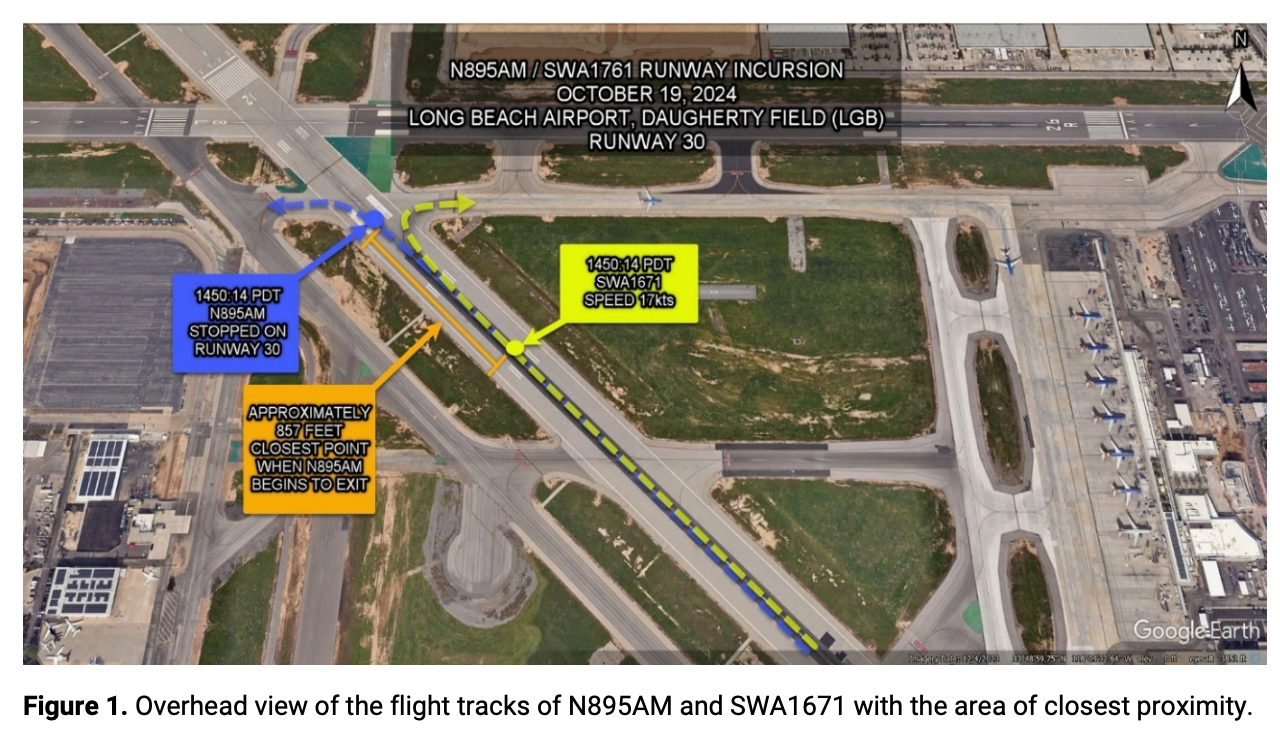 NTSB Reports On Southwest Airlines Boeing 737 & DA40 Runway Incursion ...