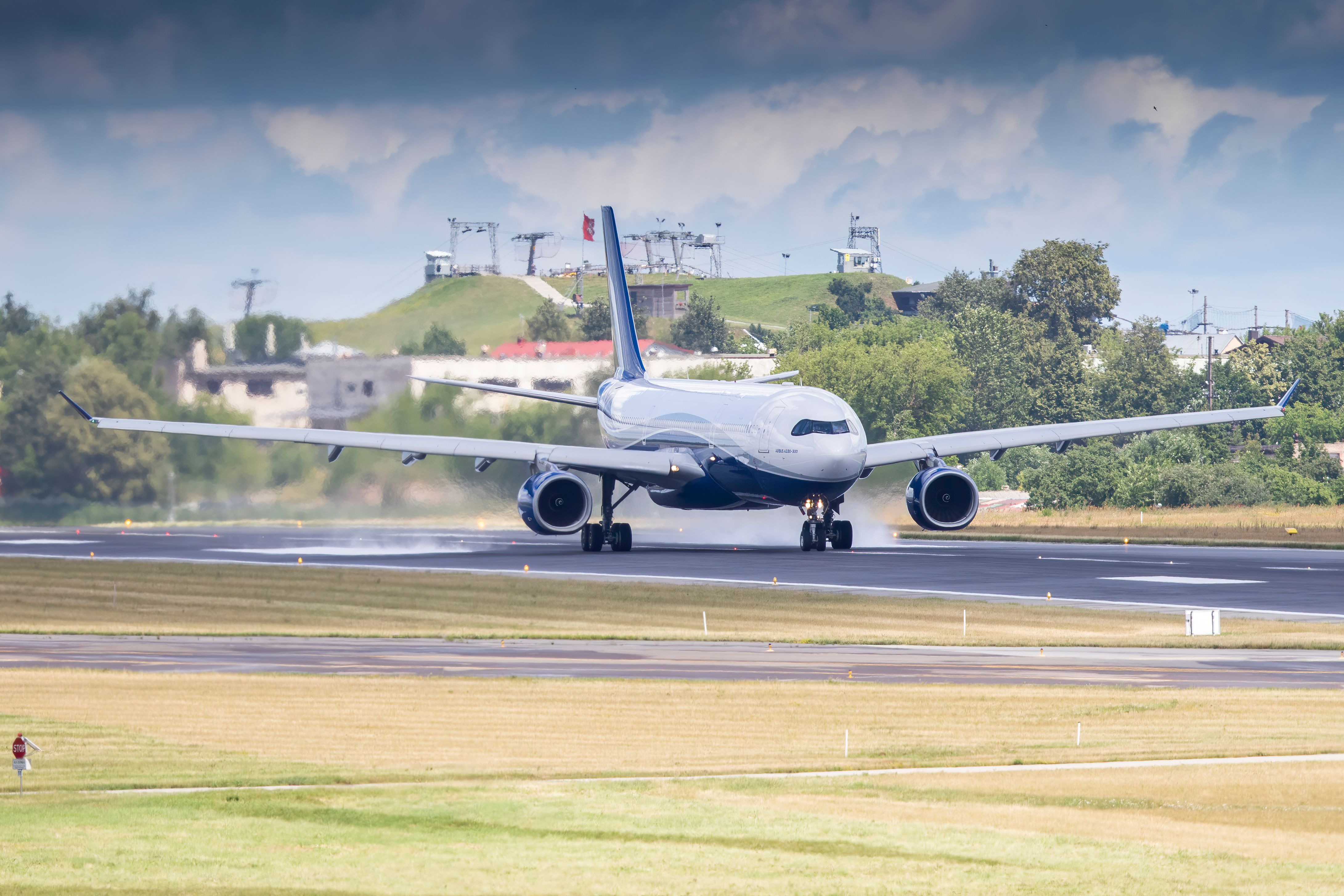 Hi Fly Airbus A330 In Vilnius