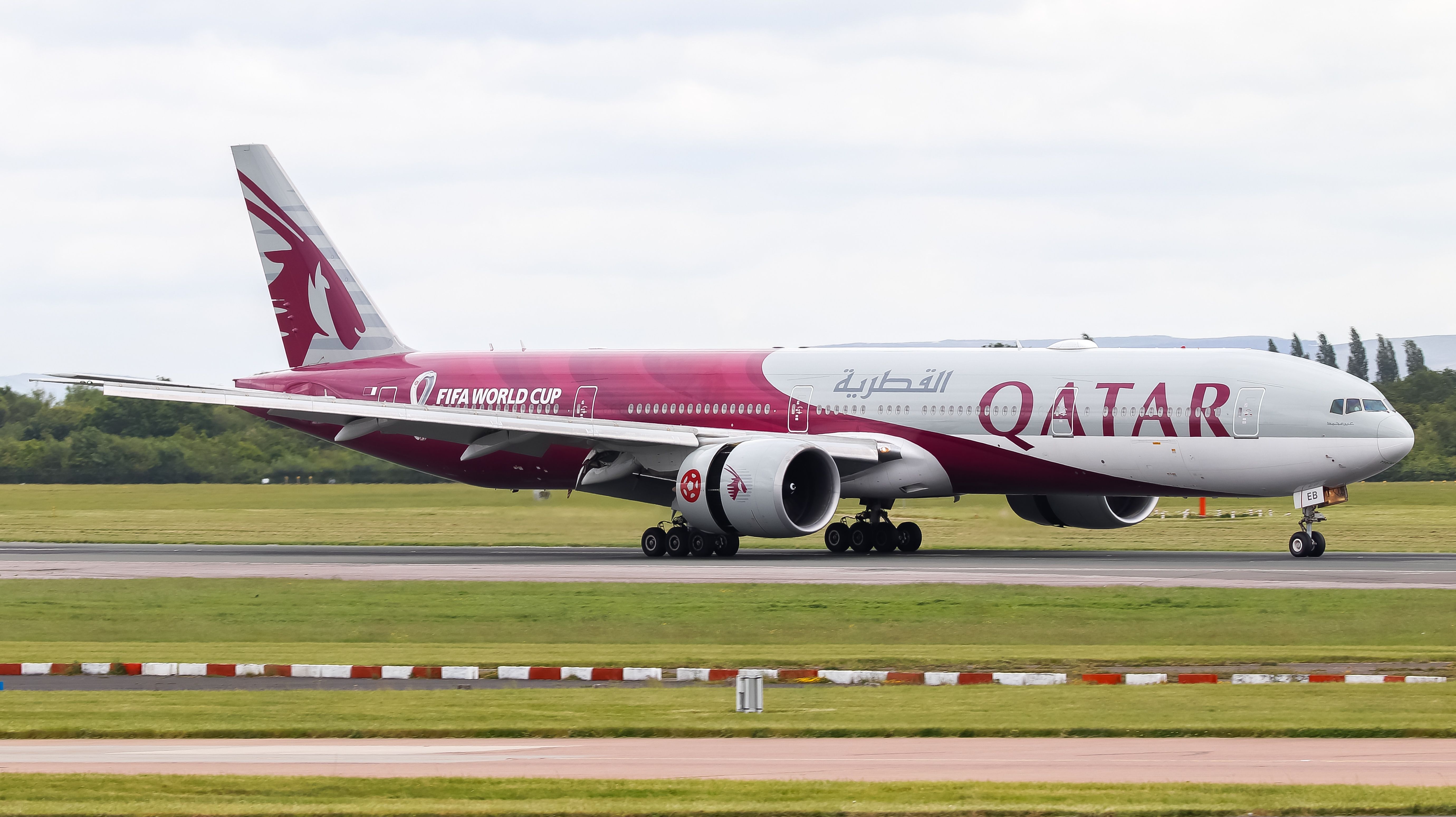 Qatar Airways Boeing 777 World Cup Livery