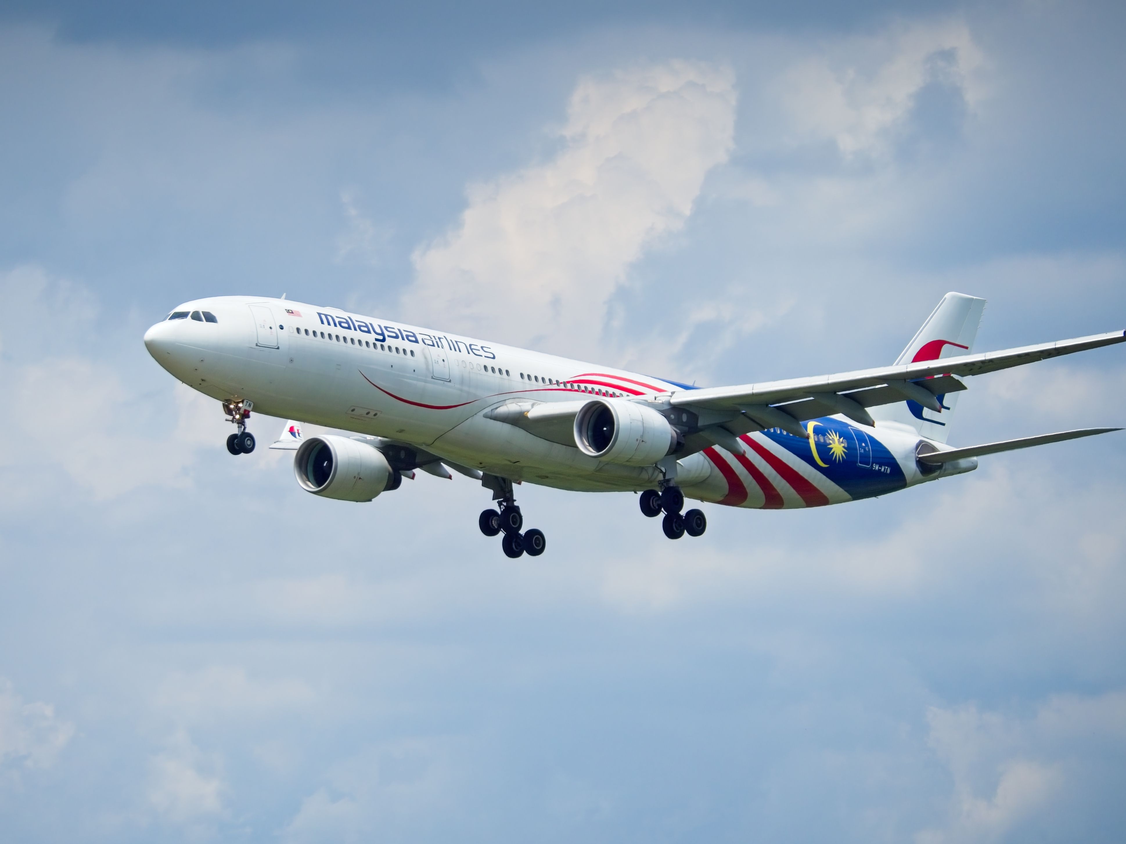 Malaysia Airlines Airbus A330 Landing In Kuala Lumpur