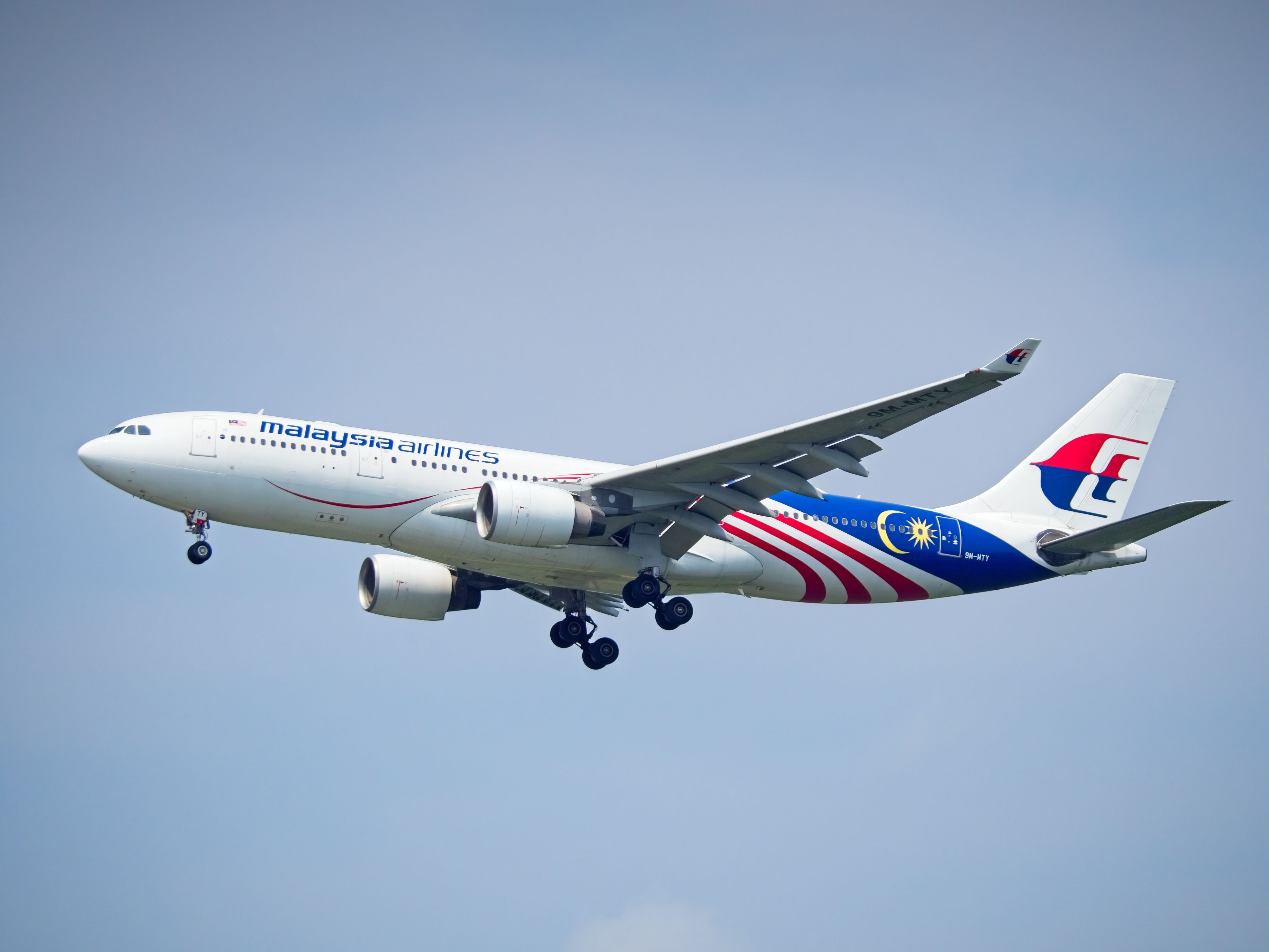 Malaysia Airlines Airbus A330 Landing In Kuala Lumpur