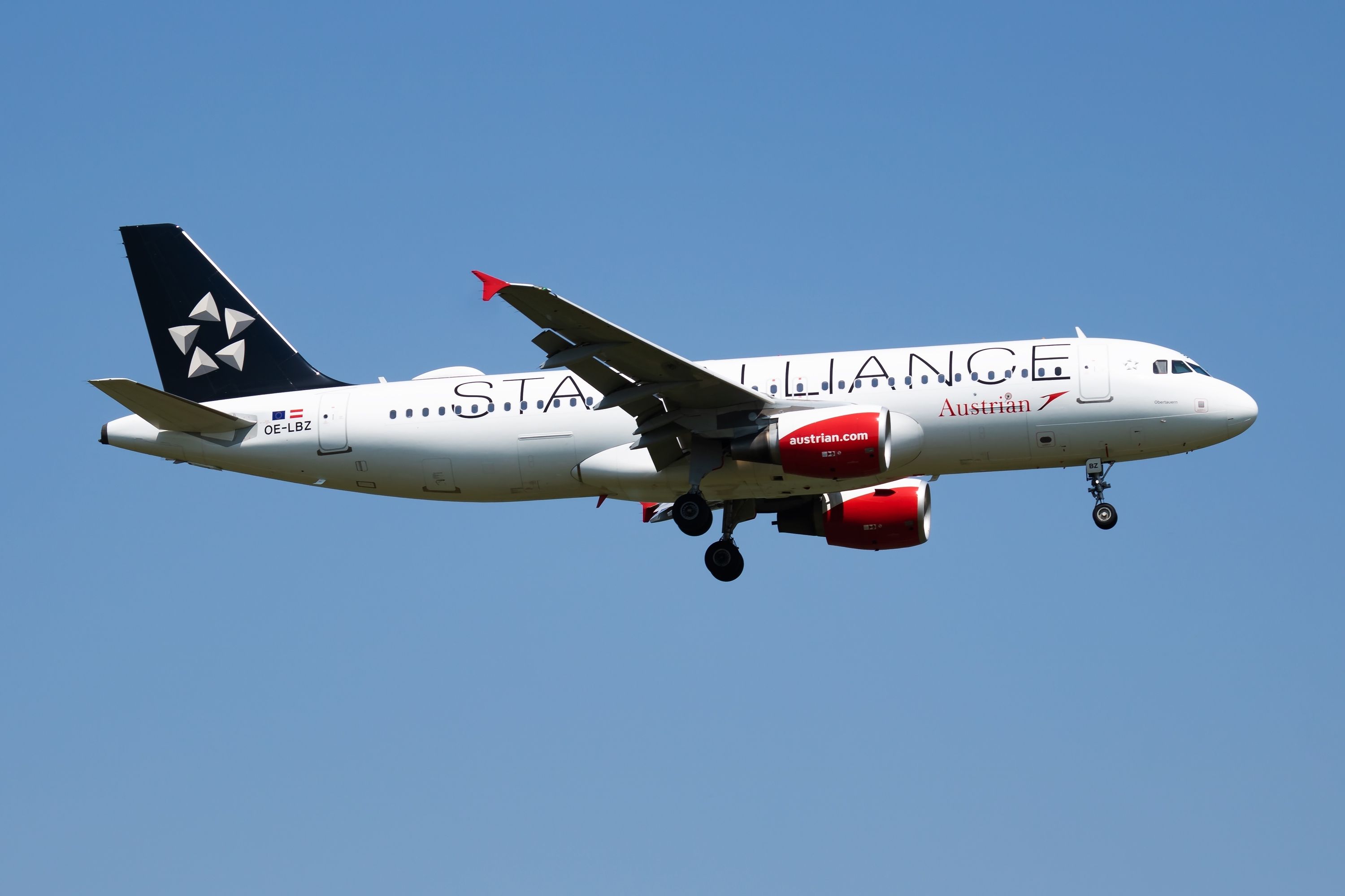 Austrian Airlines Airbus A320 Star Alliance Livery