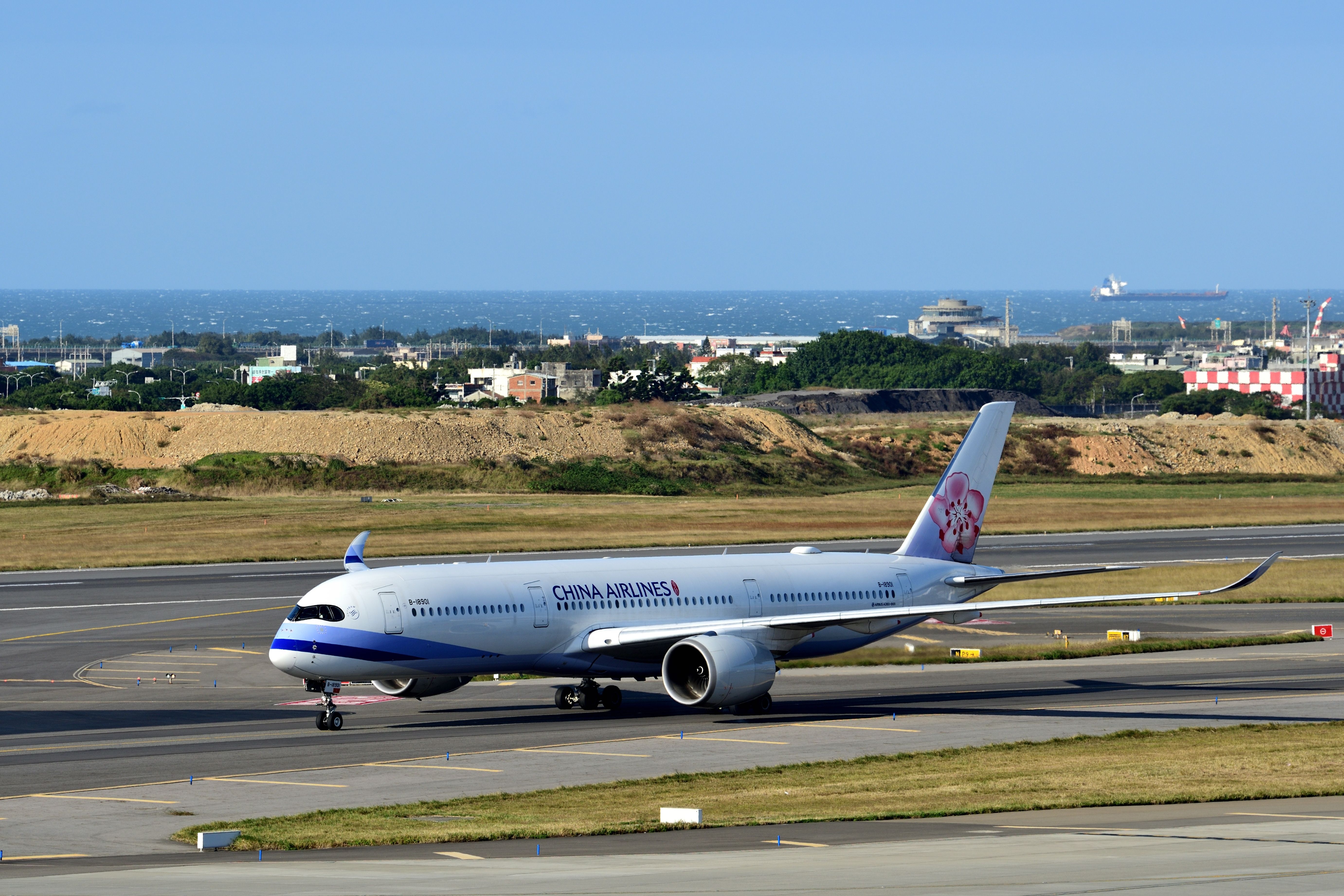 China Airlines Airbus A350 In Taipei