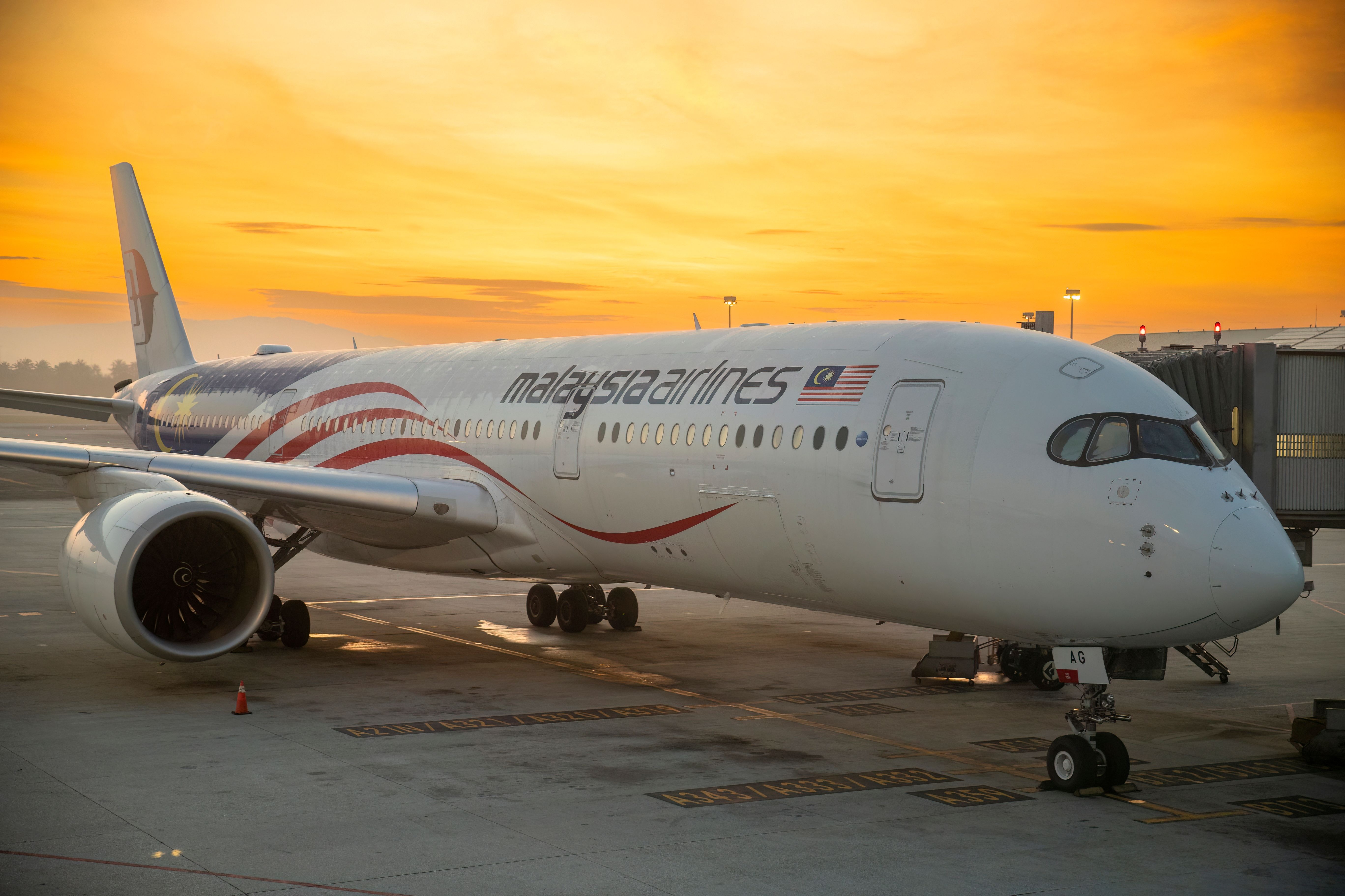 Malaysia Airlines Airbus A350 In Kuala Lumpur