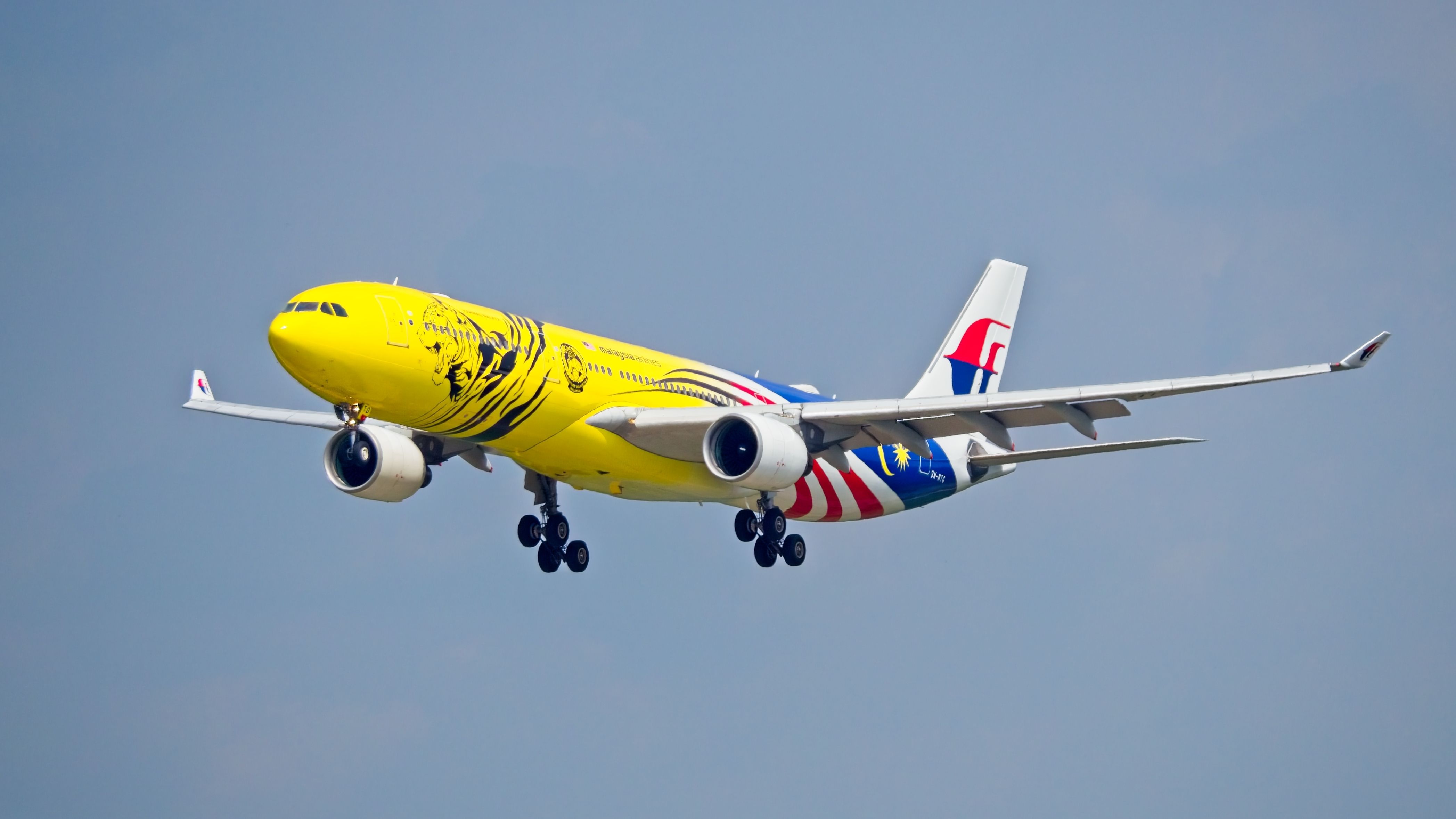 Malaysia Airlines Airbus A330 Landing In Kuala Lumpur