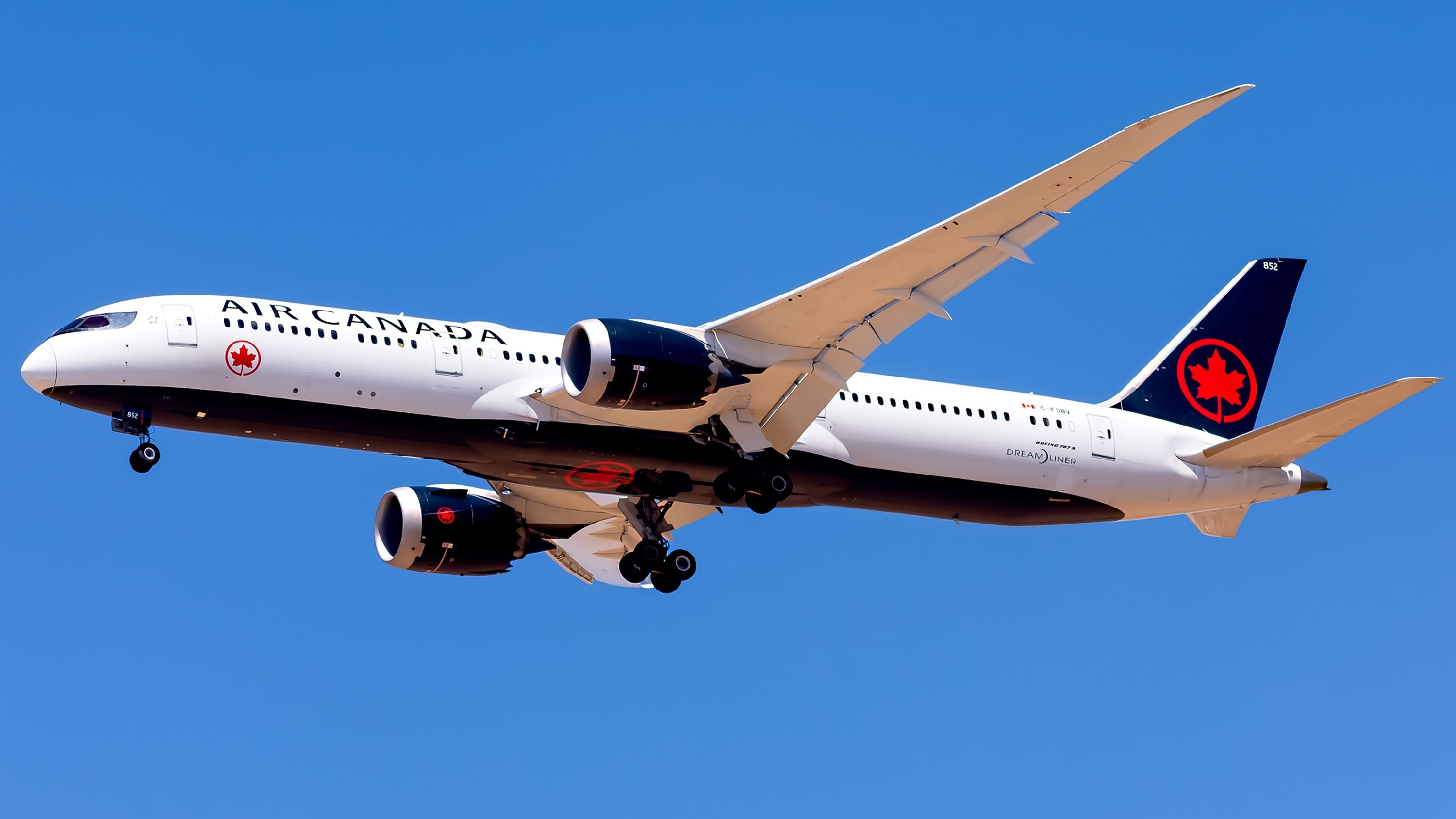 Air Canada Boeing 787 Landing In Tel Aviv