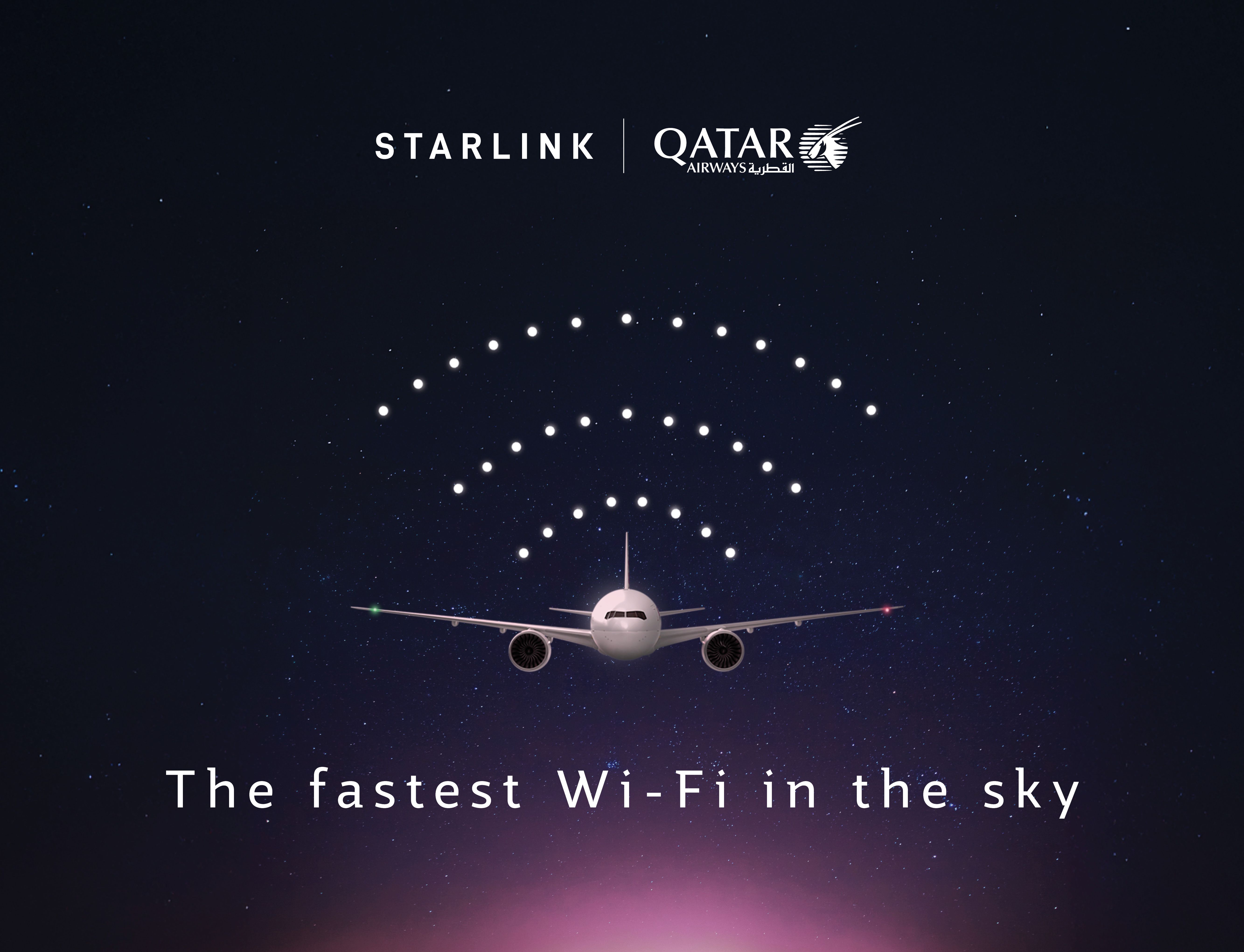 卡塔爾航空公司Starlink廣告