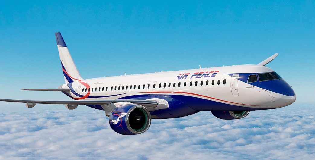 Air Peace Embraer E2 Rendering